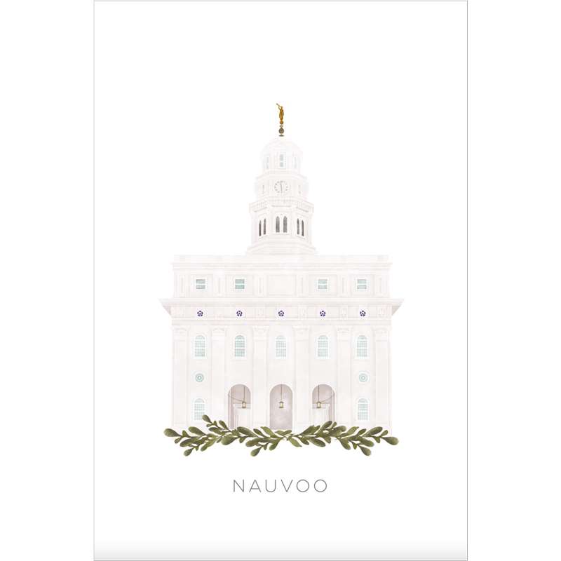 Nauvoo Illinois Temple (13x16 Framed Paper Print), , large image number 0