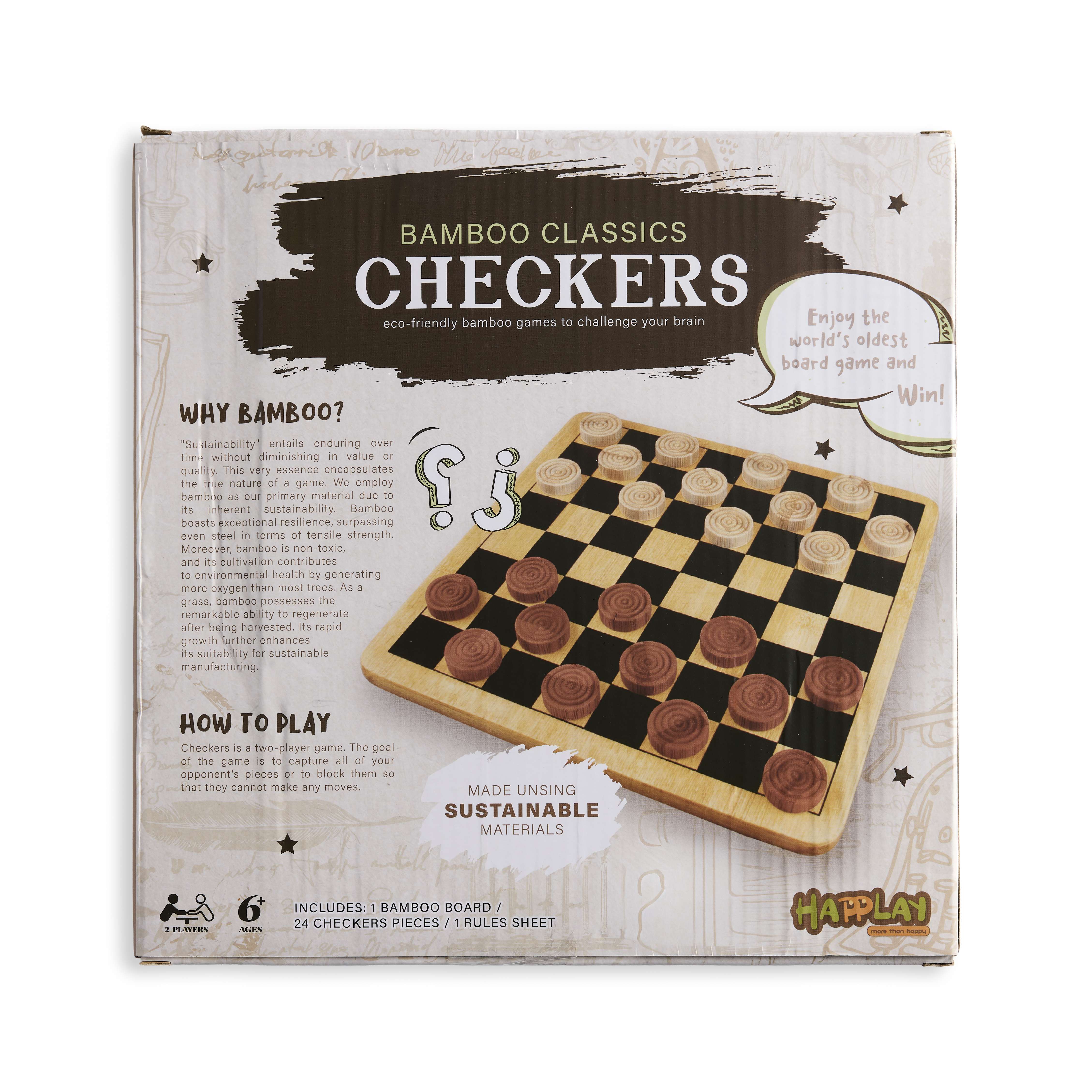 Checkers Board Game, , large image number 2