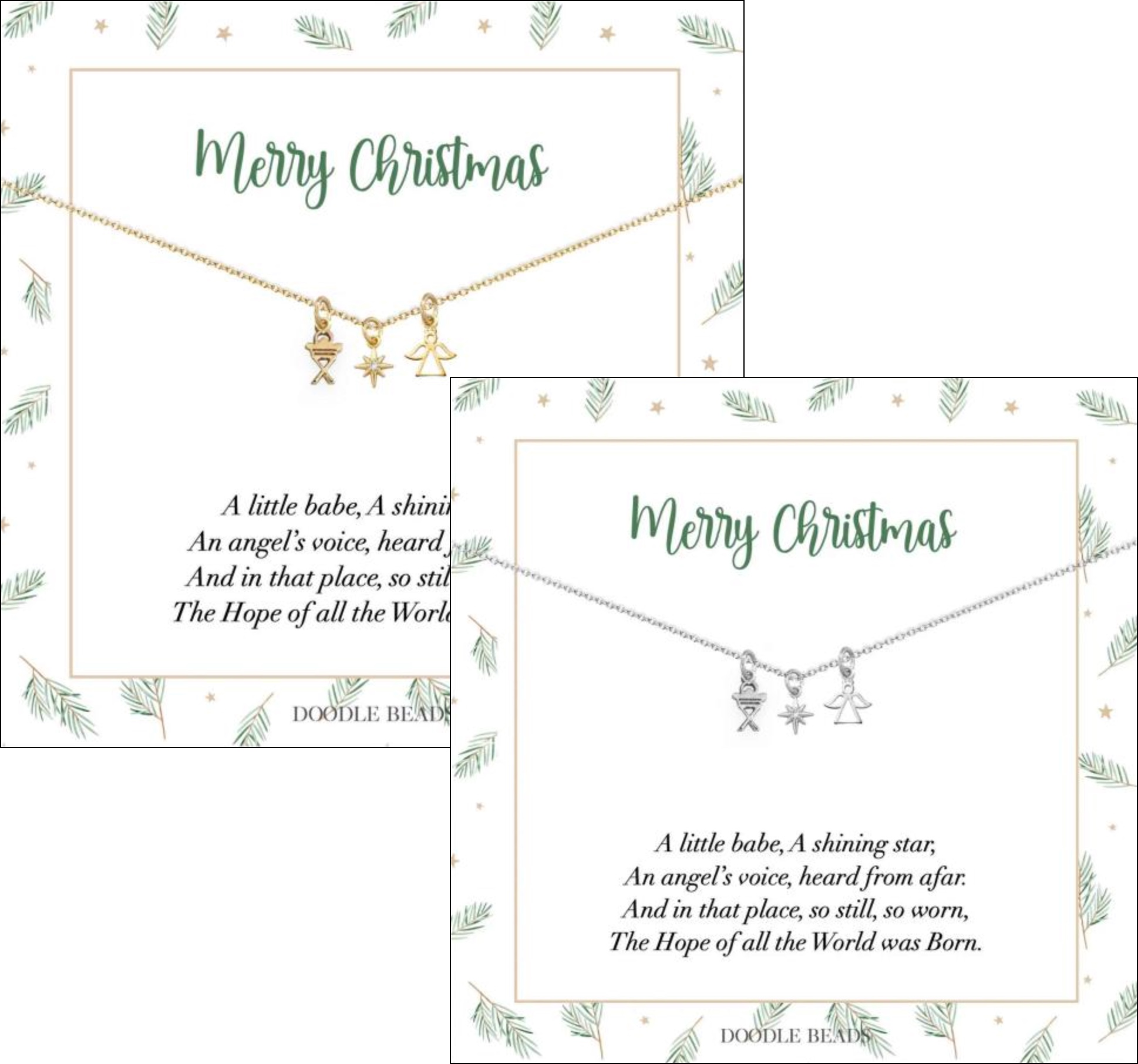 Three Charm Nativity Necklace, , large image number 0