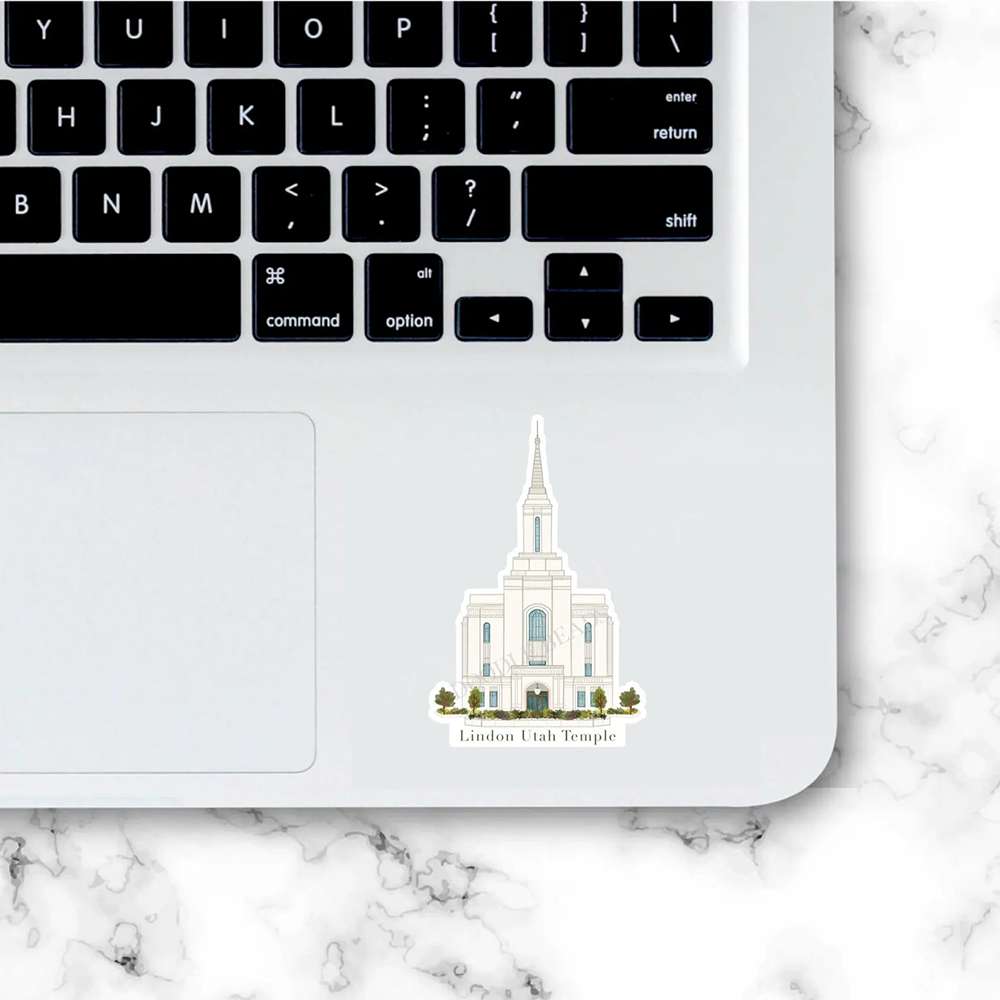 Lindon Temple Sticker, , large image number 1