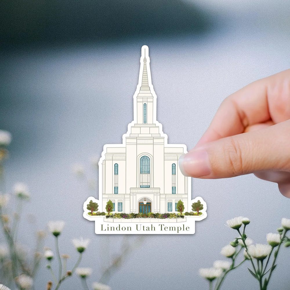 Lindon Temple Sticker, , large image number 2