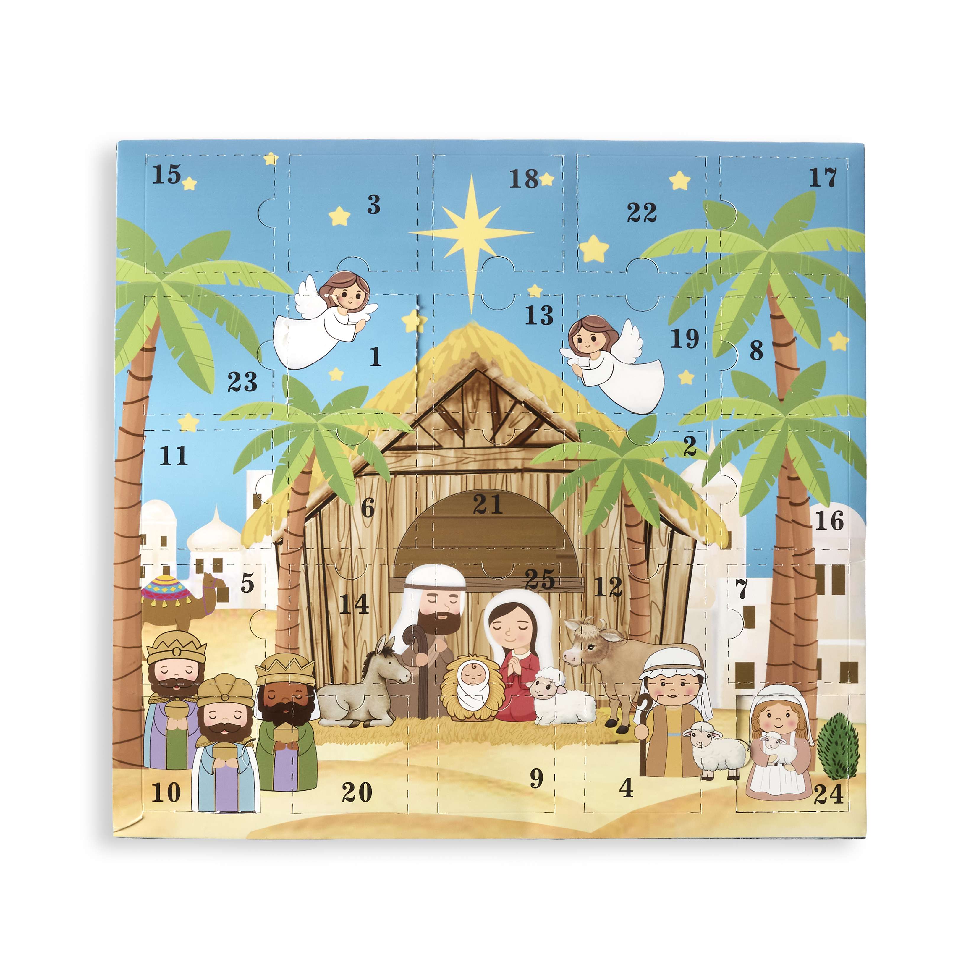 Nativity Advent Calendar with Magnets