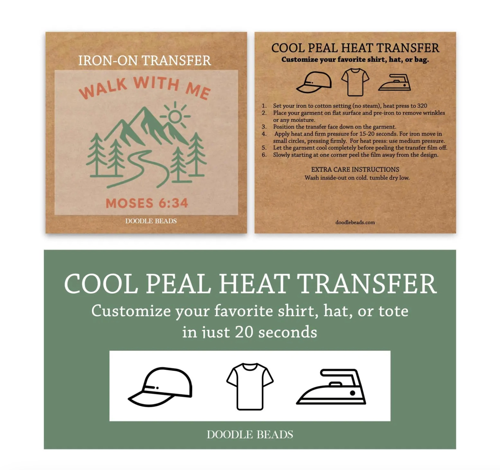 2026 Youth Theme Walk with Me Iron-On Transfer, , large