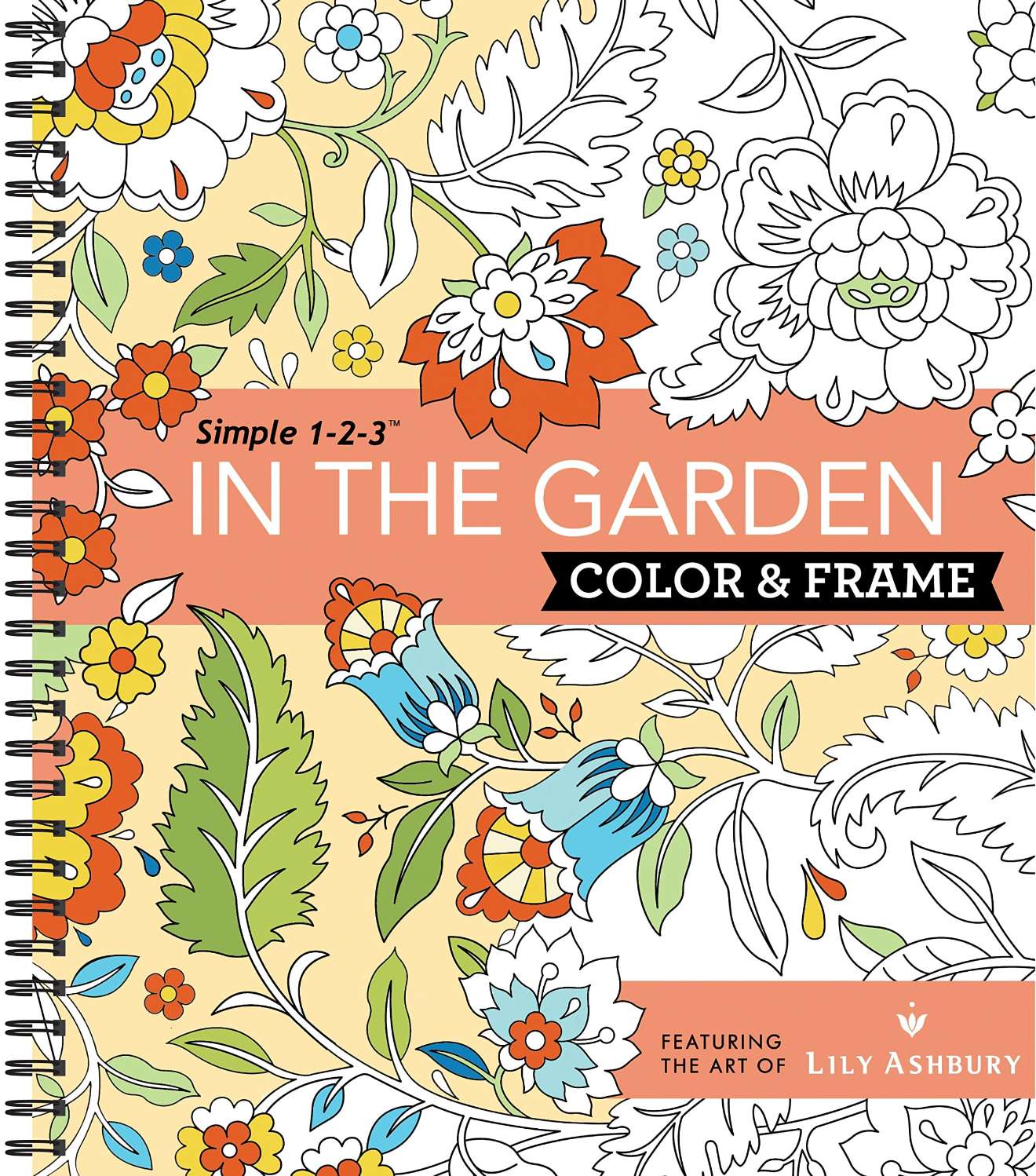 In the Garden Adult Coloring Book