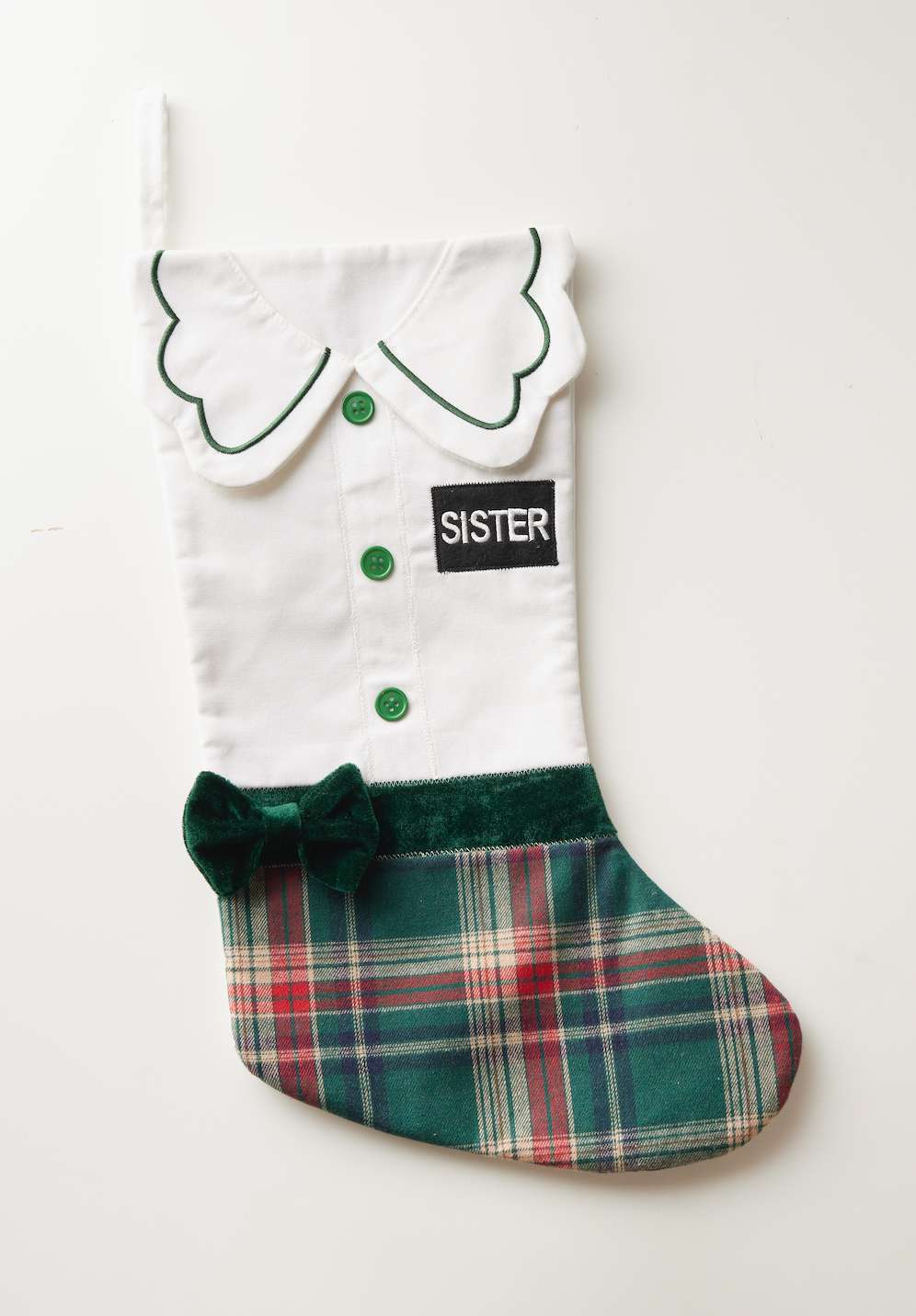 Green Velvet Missionary Stocking, , large image number 2