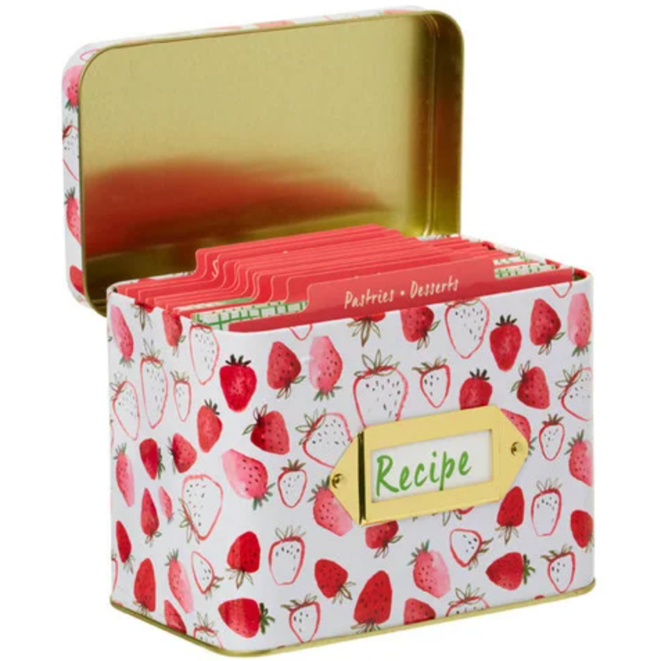 Strawberry Fields Recipe Box, , large
