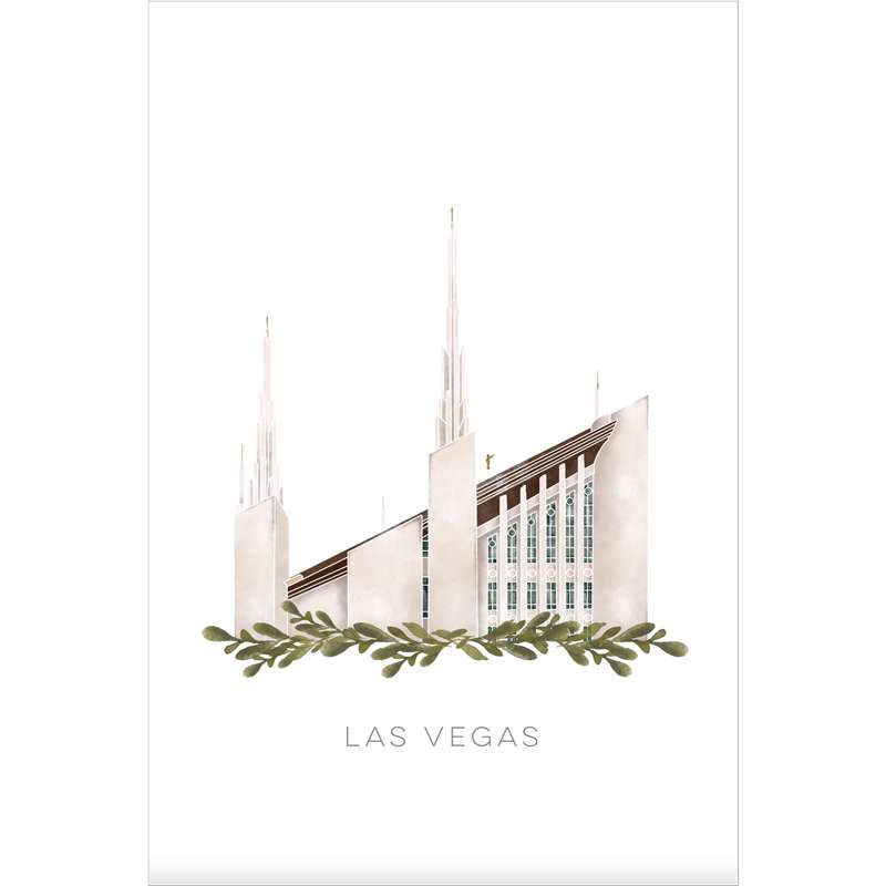 Las Vegas Nevada Temple (13x16 Framed Paper Print), , large image number 2