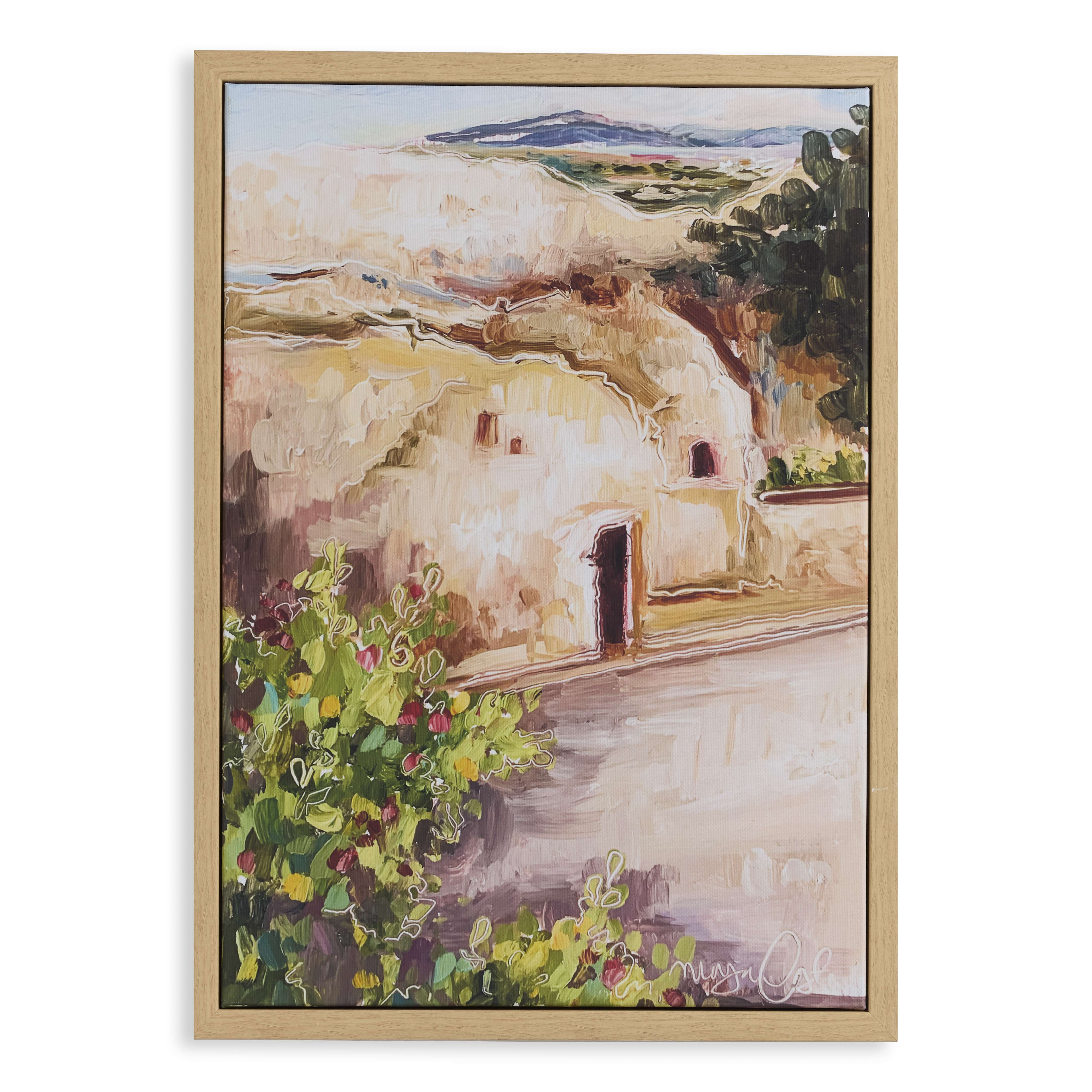 The Garden Tomb (22x16 Floating Framed Canvas Print)