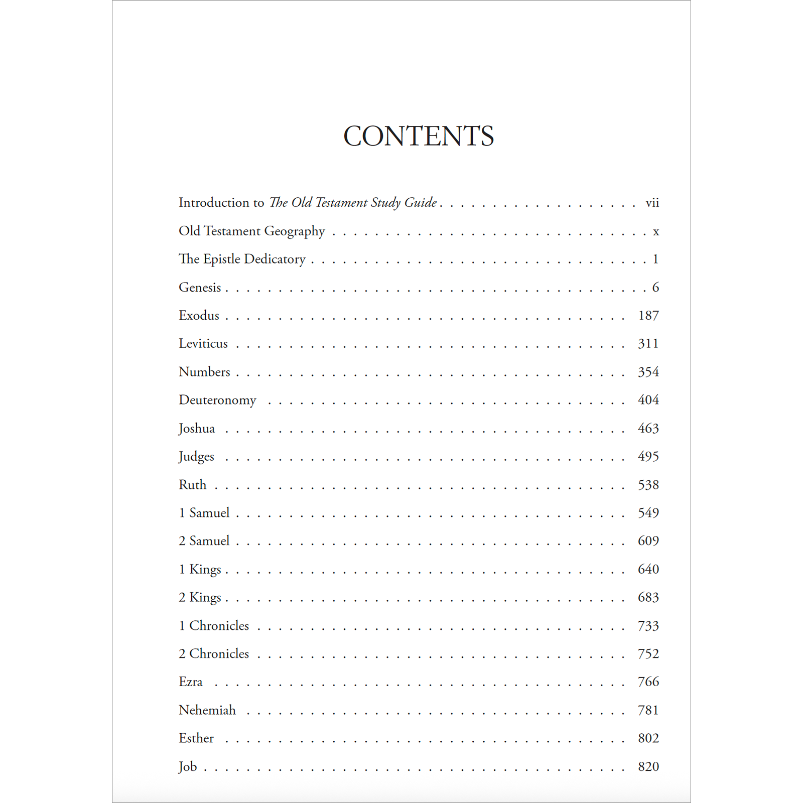 Old Testament Study Guide, , large