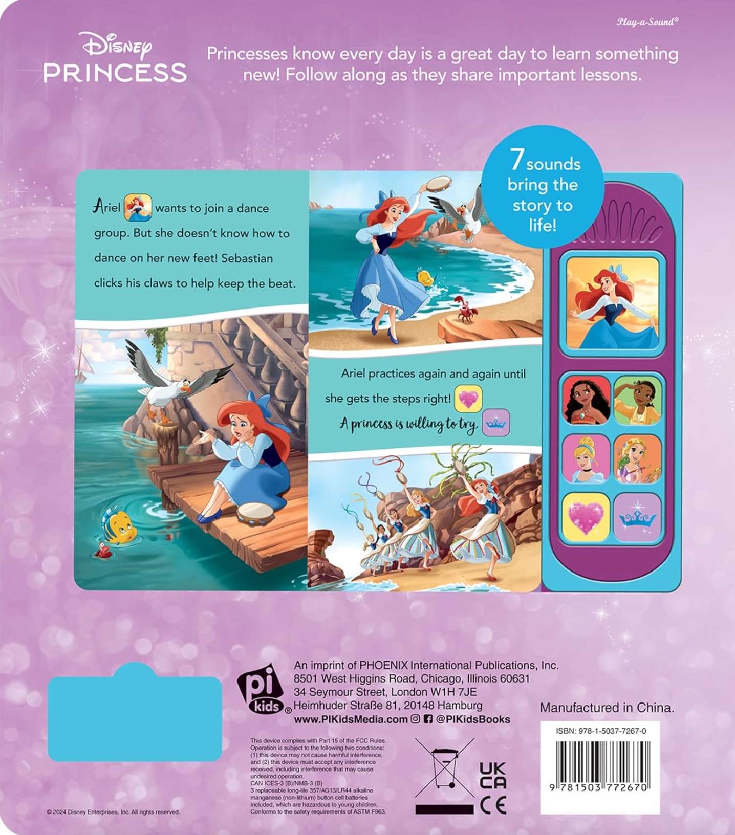 Disney Princess Lessons Little Sound Book, , large