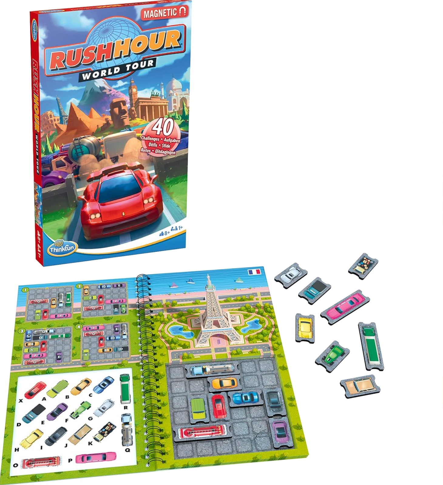 Rush Hour Travel Magnetic Game, , large