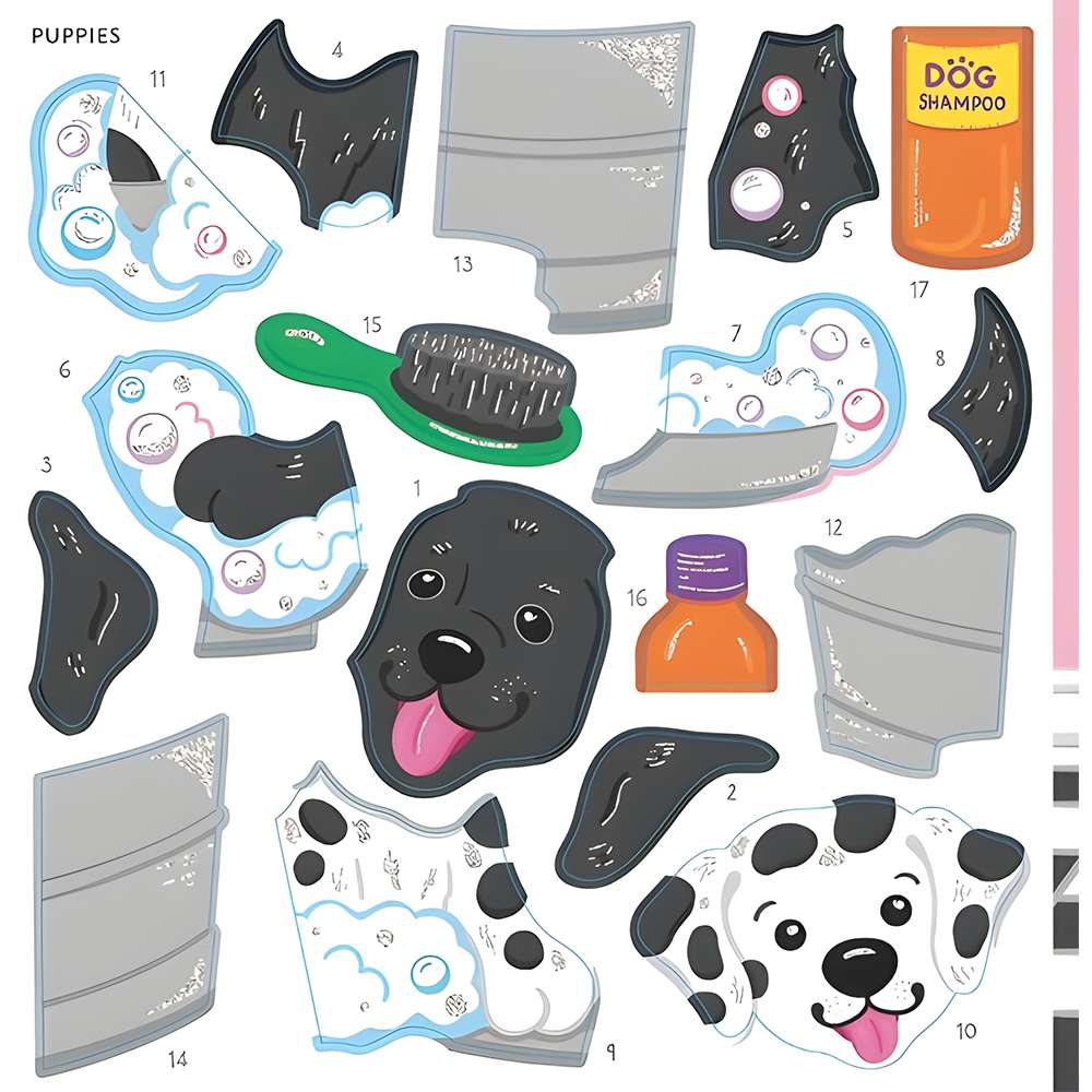 My First Color-by-Sticker Book Pets, , large