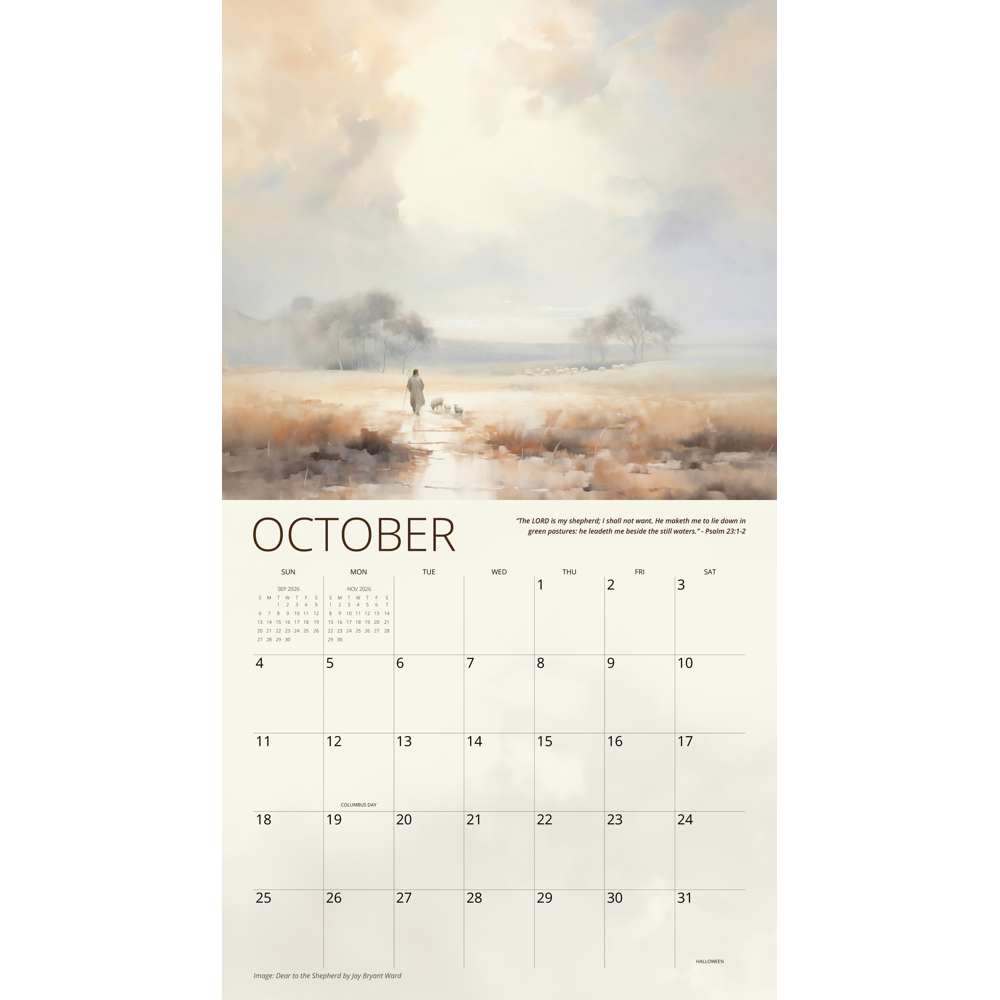 2026 He Leads Me Calendar, , large image number 4