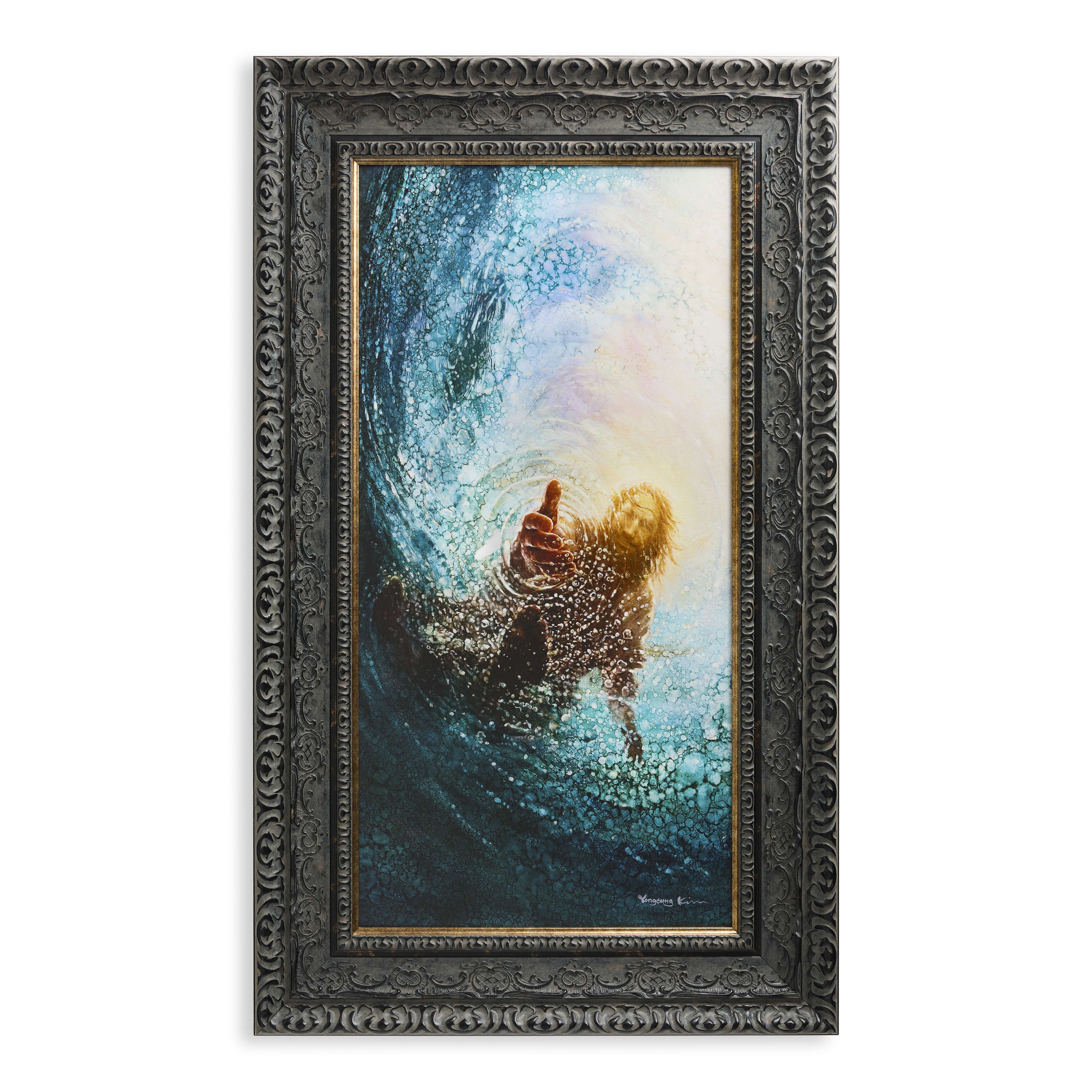The Hand of God (23x38 Framed Art)