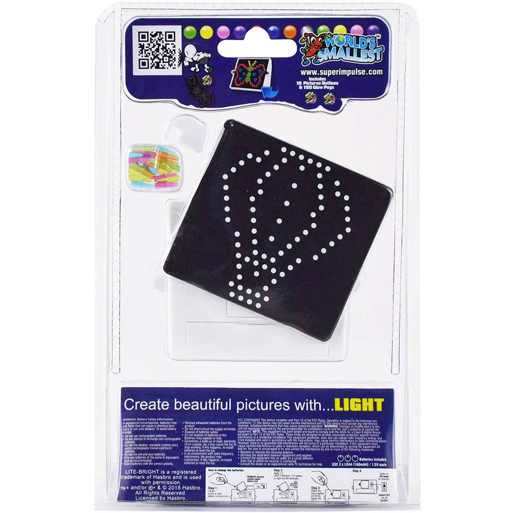 'World's Smallest' Lite Brite, , large image number 1