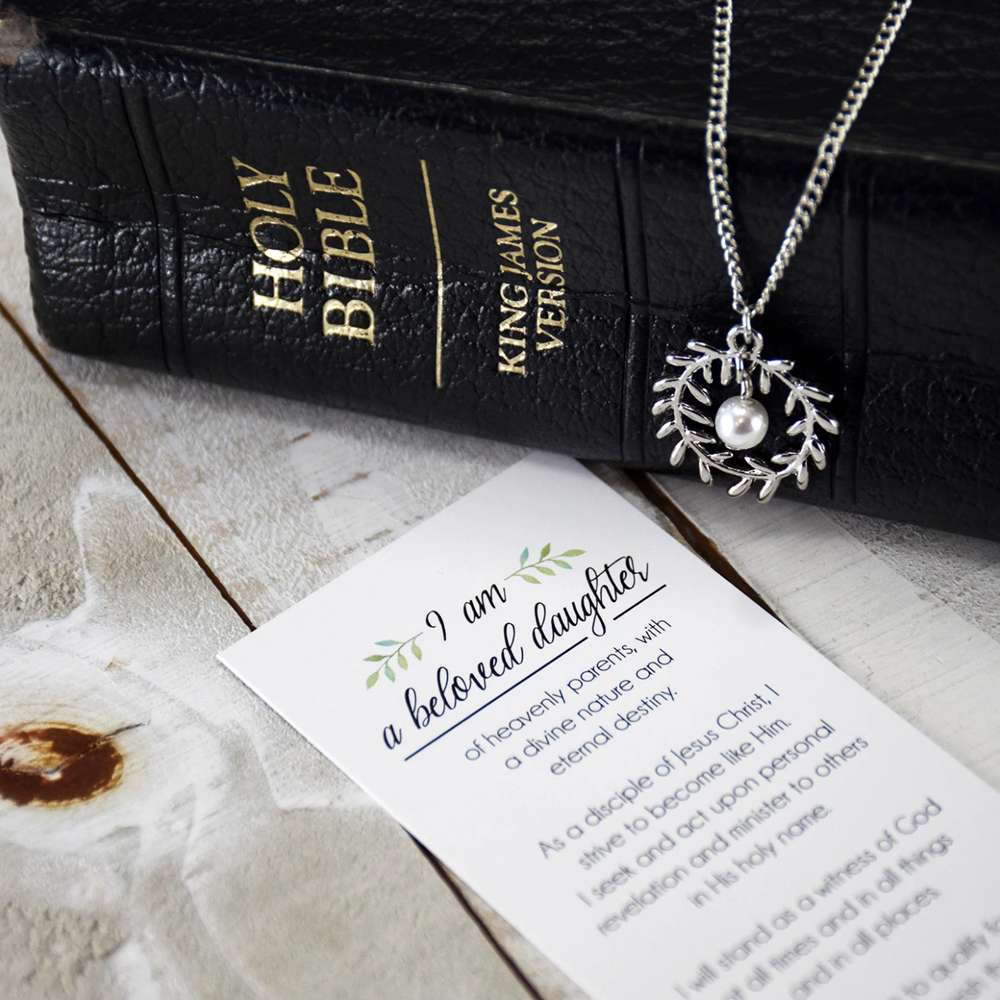 Young Women Theme Bookmark with Necklace, , large image number 2