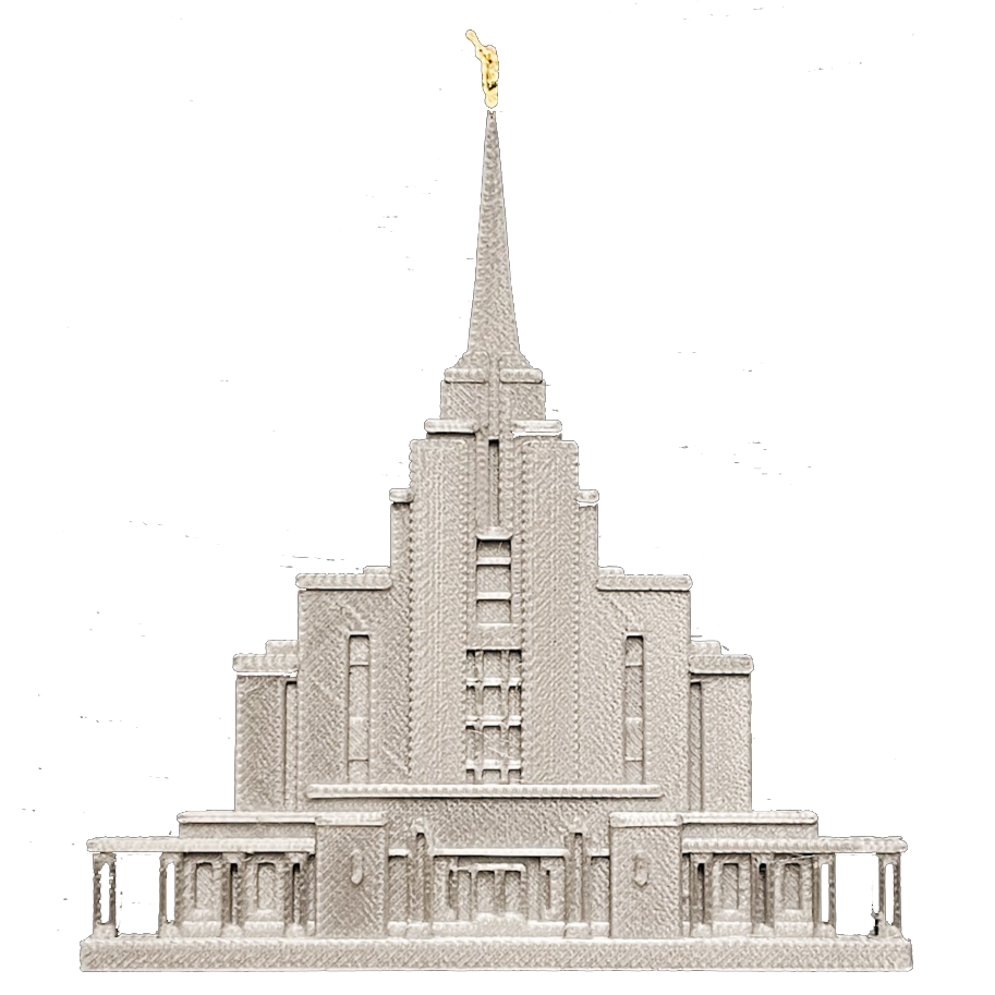 Rexburg Idaho Temple Magnet, , large image number 0