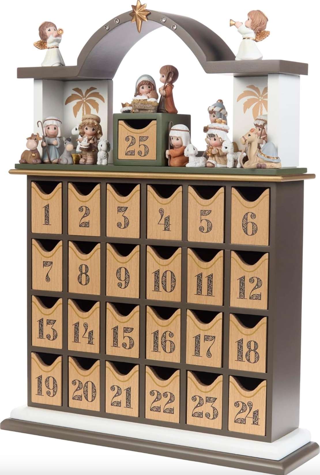 Precious Moments Countdown to Christmas Nativity Advent Calendar, , large image number 1