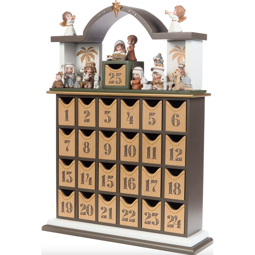 Precious Moments Countdown to Christmas Nativity Advent Calendar, , large image number 1