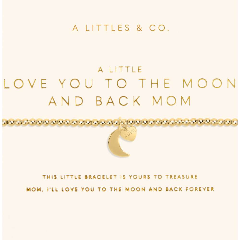 Love You to the Moon and Back Mom Bracelet
