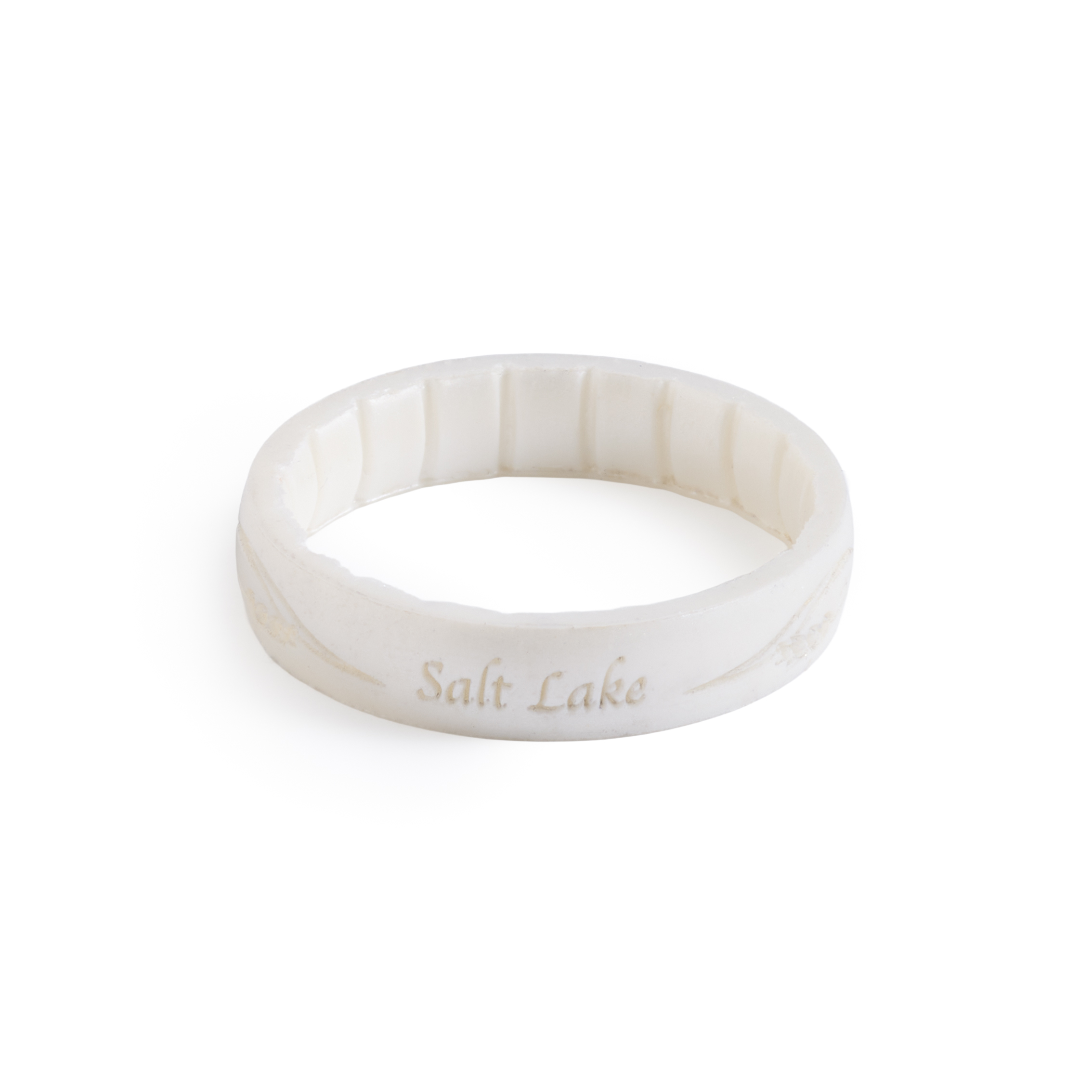 Salt Lake Temple Thin Silicone Ring, , large