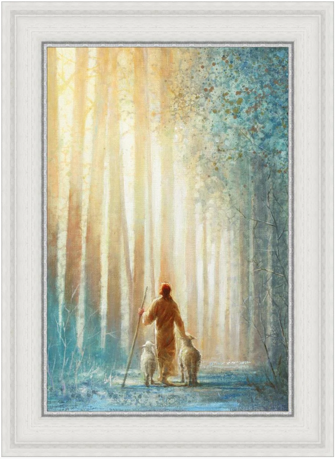 He Leadeth Me (29.75x21.75 Framed Art), , large image number 0