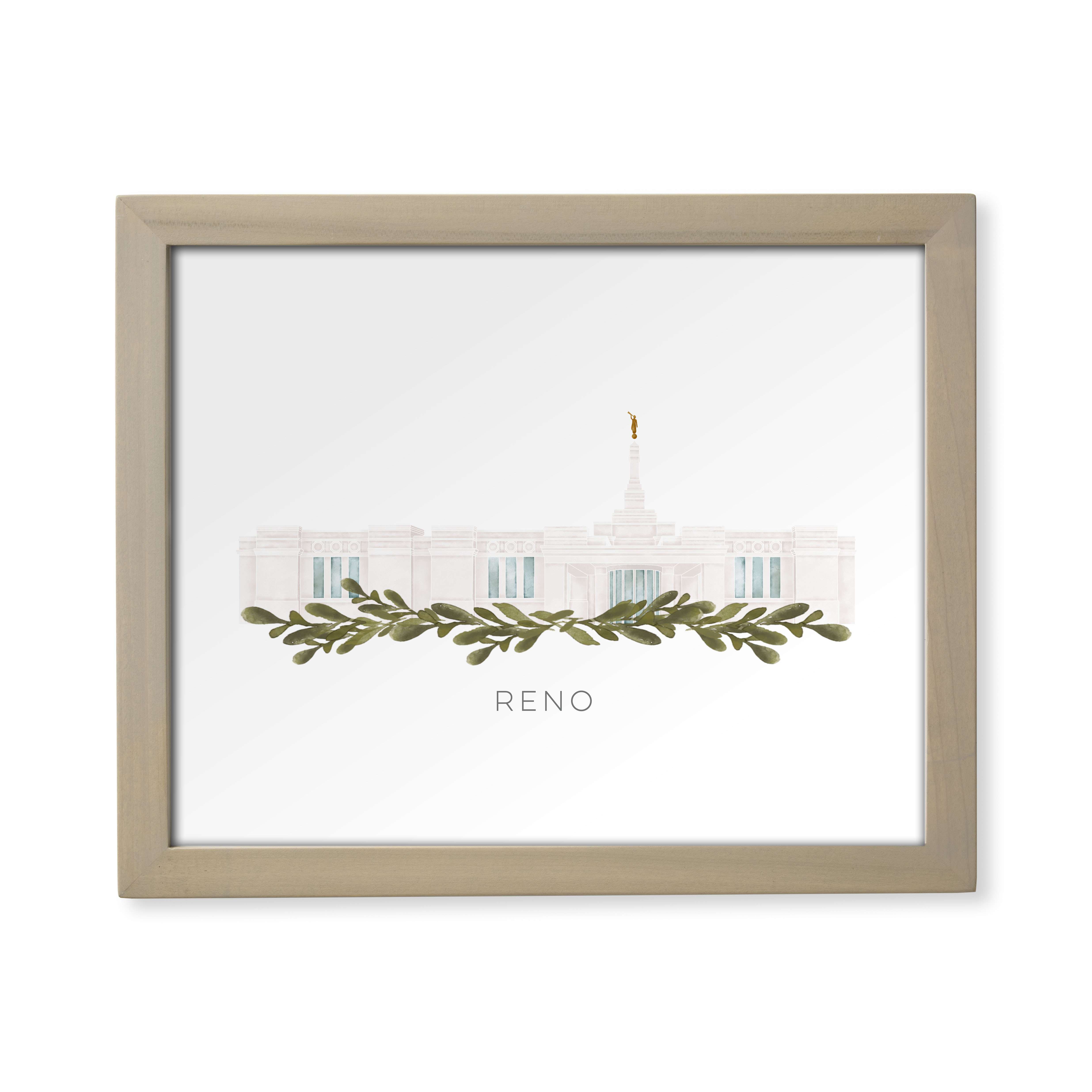 Reno Nevada Temple (13x16 Framed Paper Print), , large image number 0