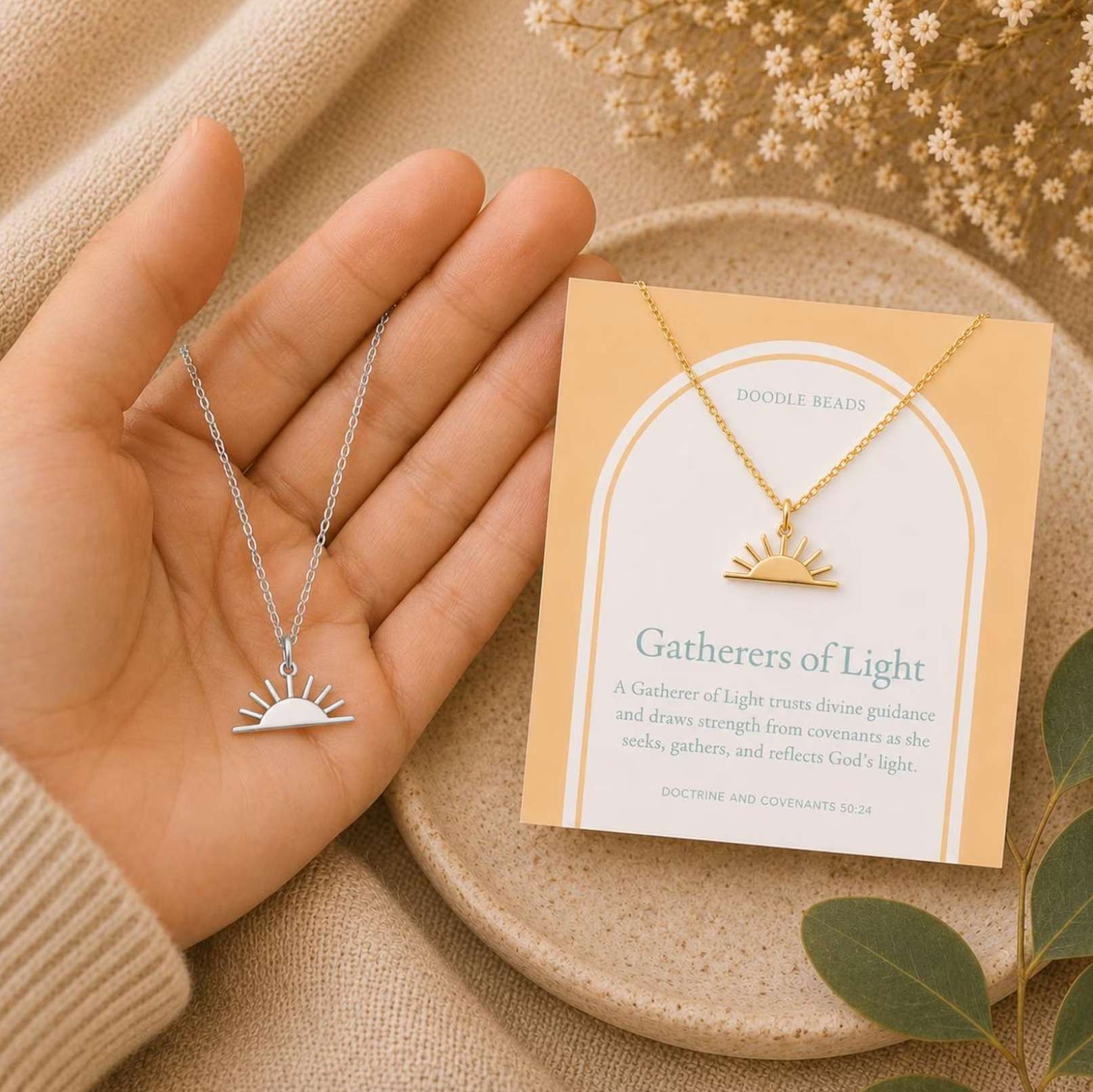 Gatherers of Light Necklace, , large