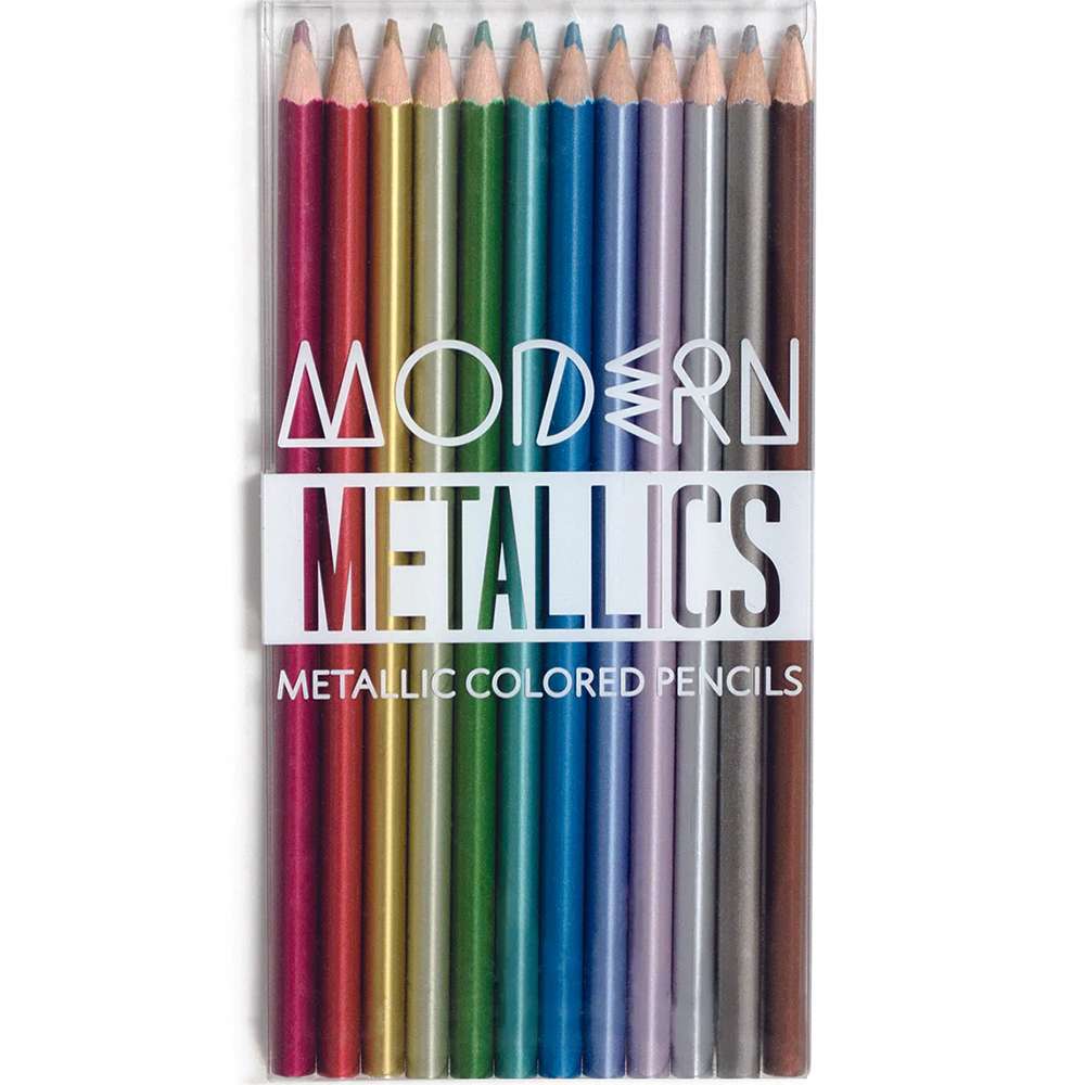 Modern Metallics Colored Pencils