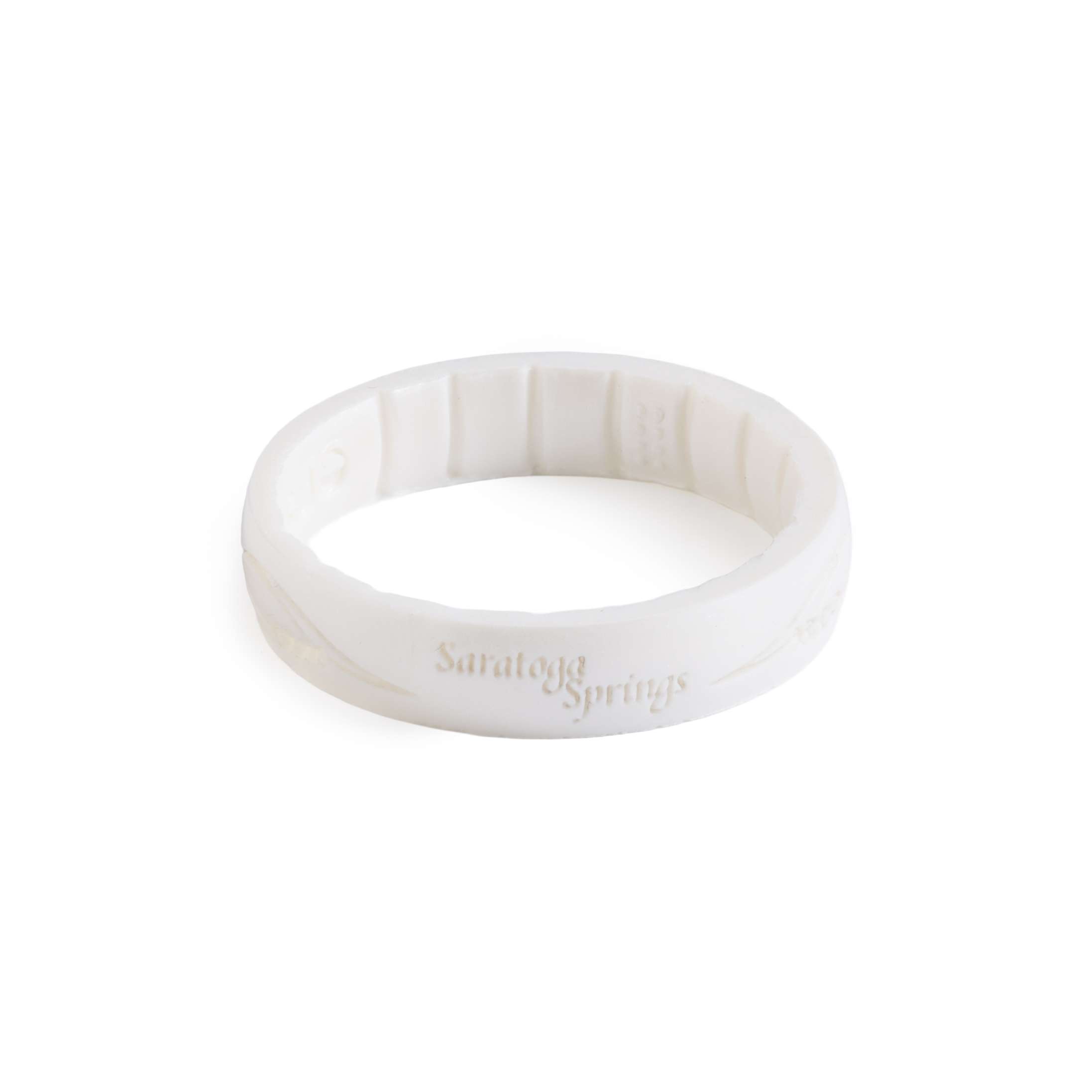 Saratoga Springs Temple Thin Silicone Ring, , large