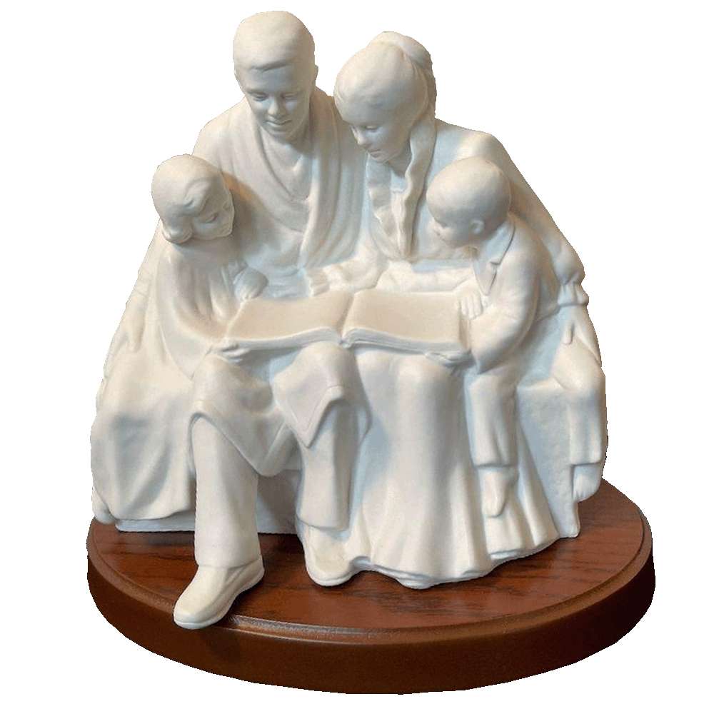 Family Ties Statue with Base (Porcelain)