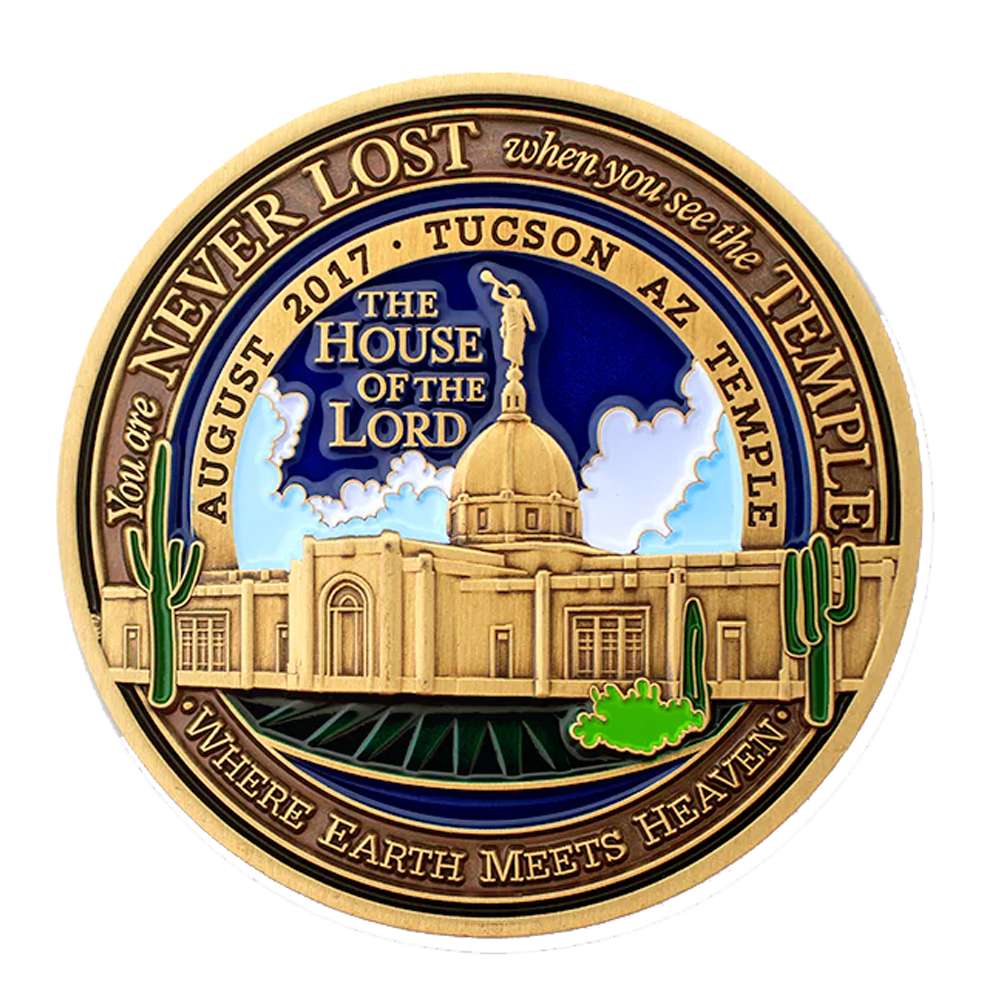 Tucson Arizona Temple Medallion Coin