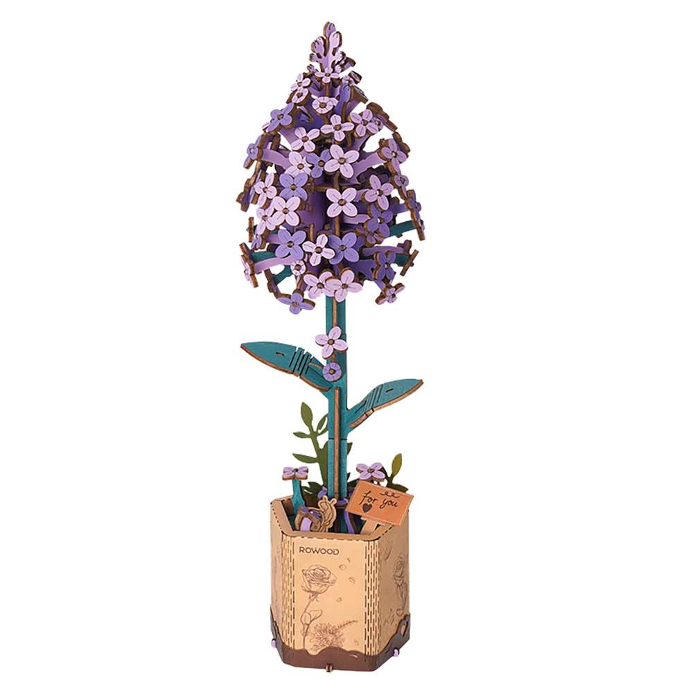 Lilac Bloom 154 Piece Wooden Puzzle, , large image number 2
