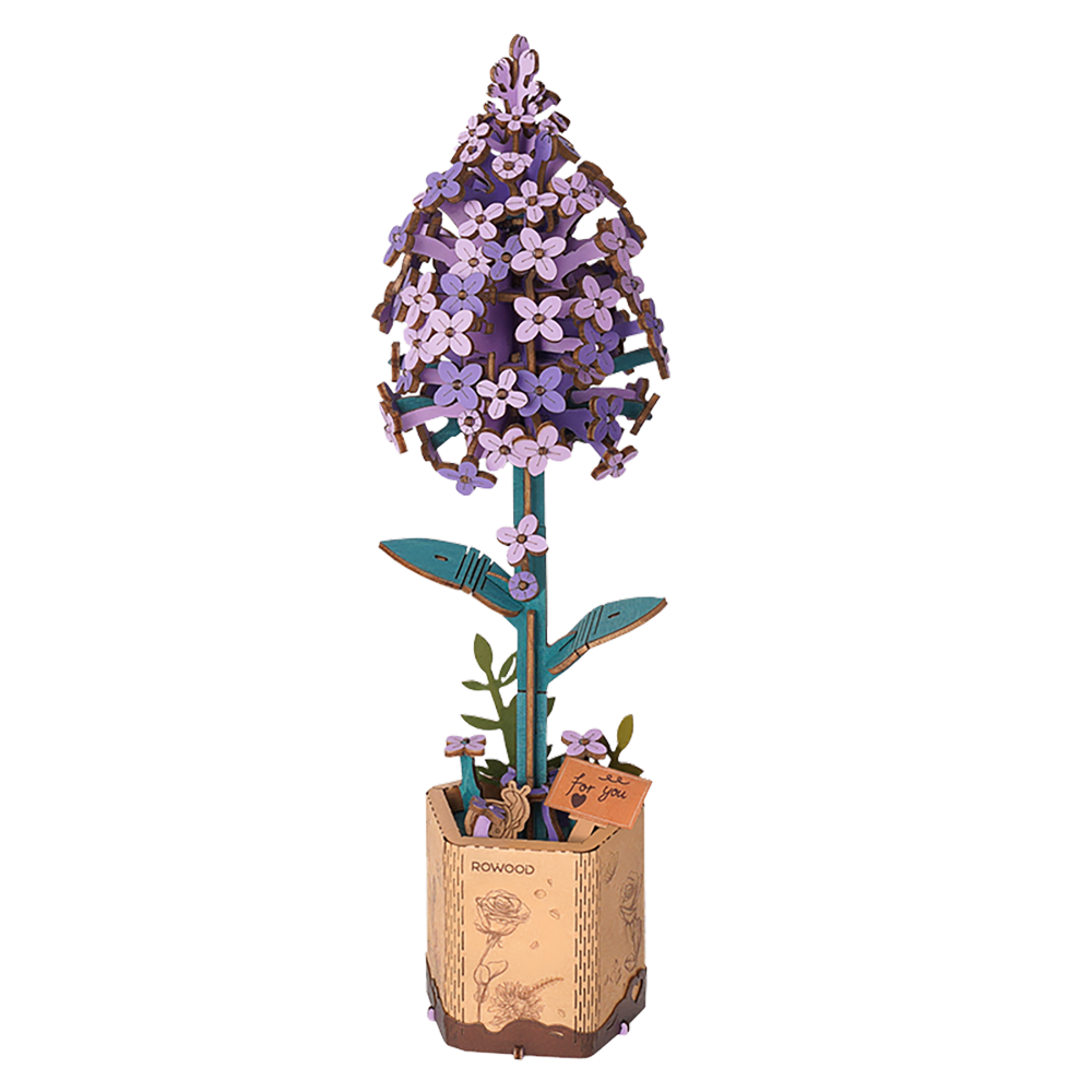 Lilac Bloom 154 Piece Wooden Puzzle, , large image number 2