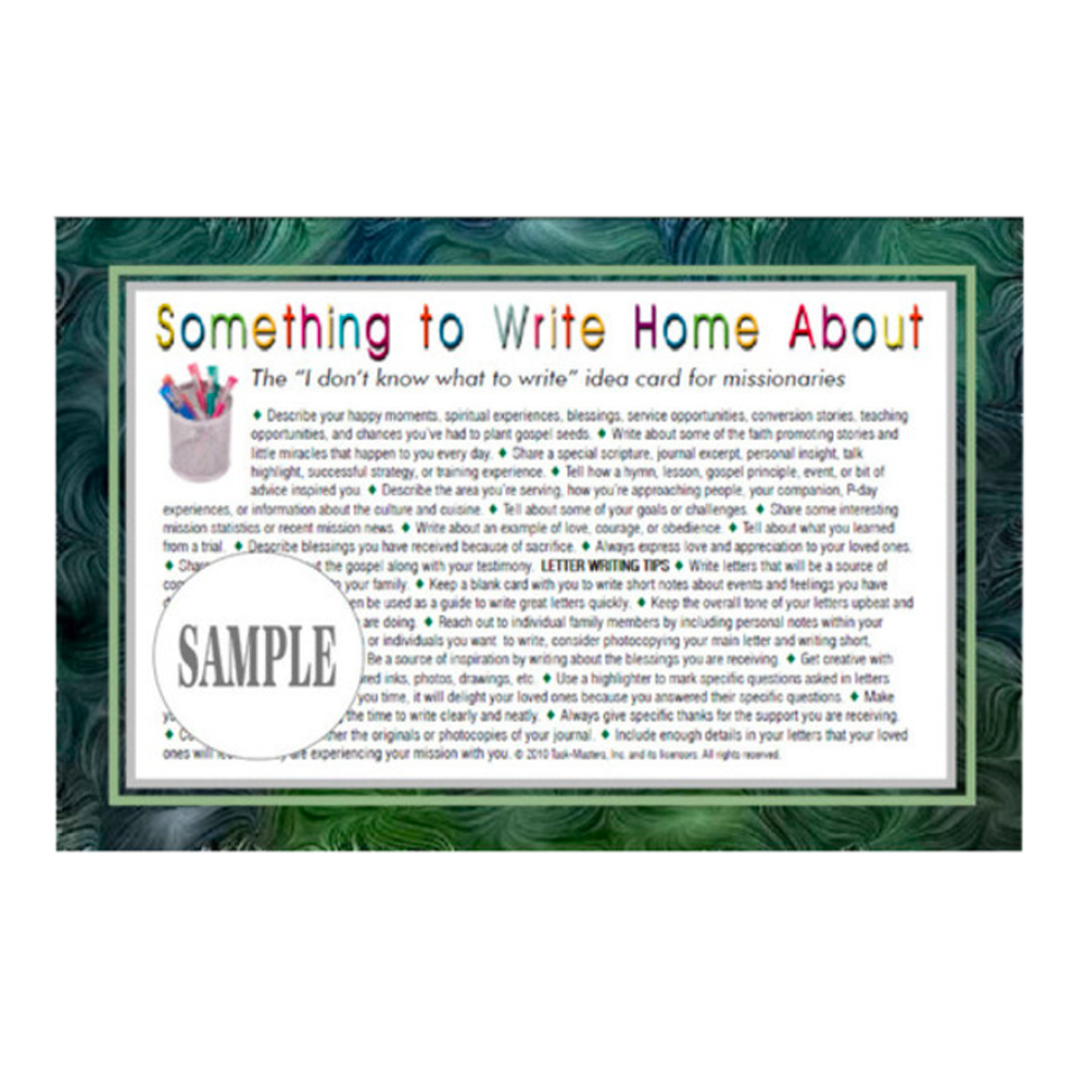 Something to Write Home About Card