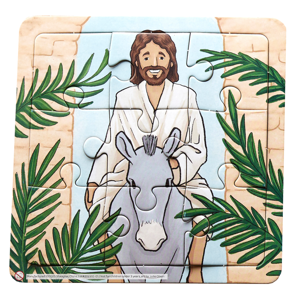 Riding Into Jerusalem 9 Piece Puzzle, , large image