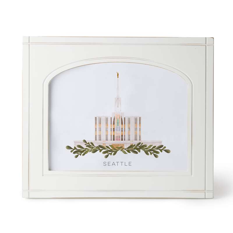 Seattle Washington Temple (11x13 Framed Art)