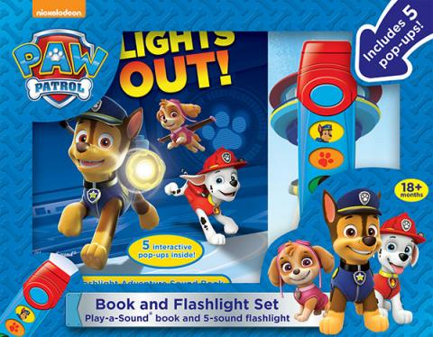 Paw Patrol Lights Out!: Book and Flashlight Set, , large image number 0