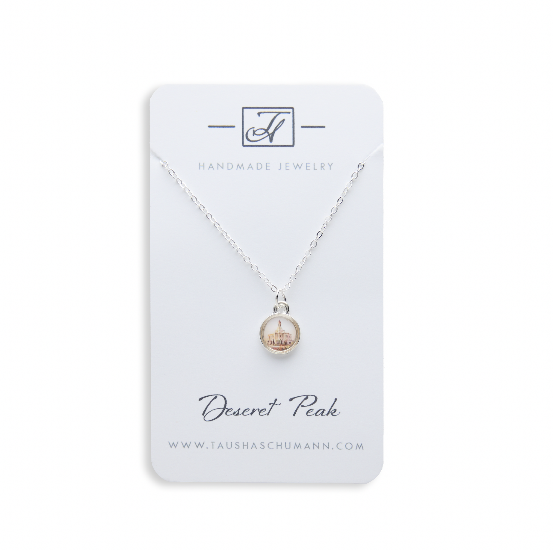 Deseret Peak  Utah Temple Necklace