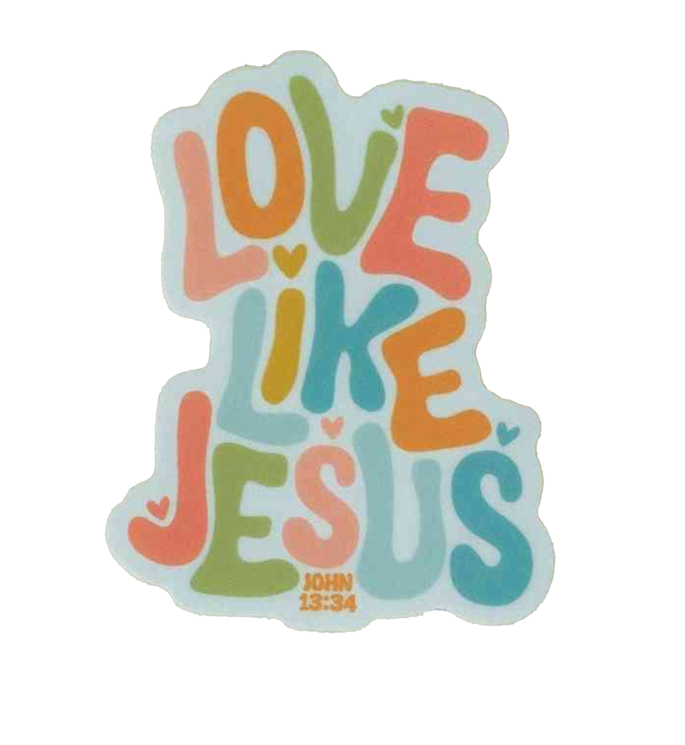 Love Like Jesus Sticker