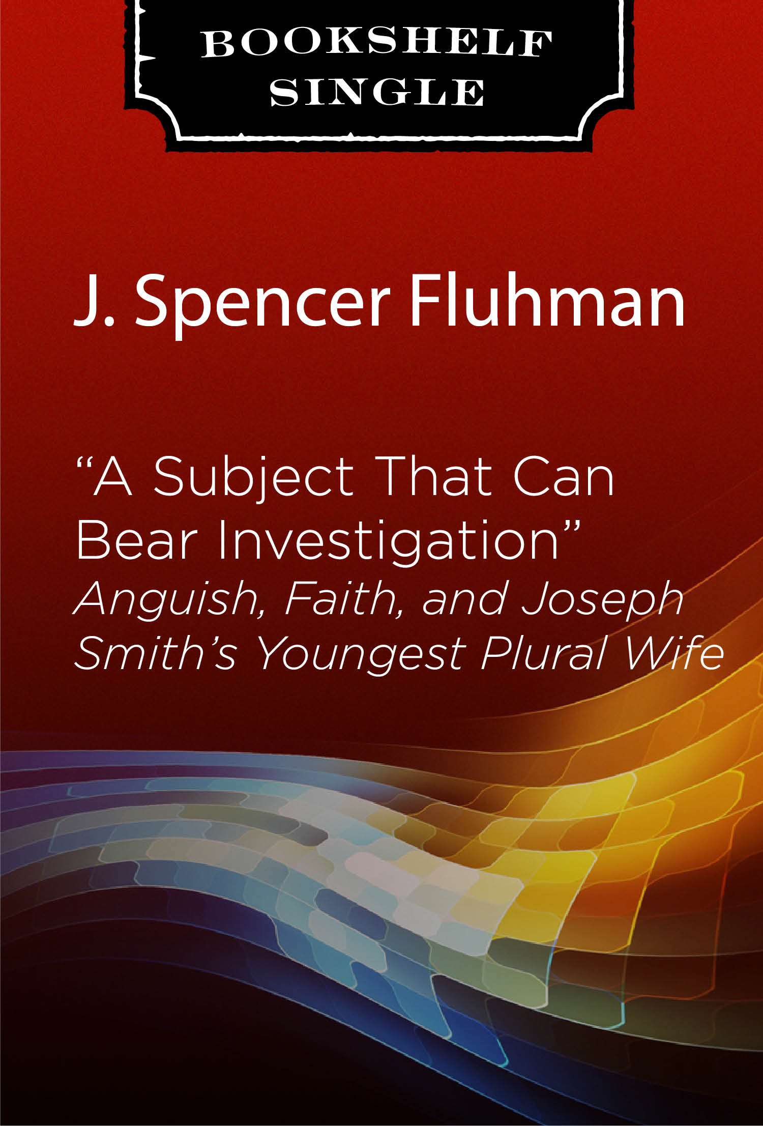A Subject That Can Bear Investigation