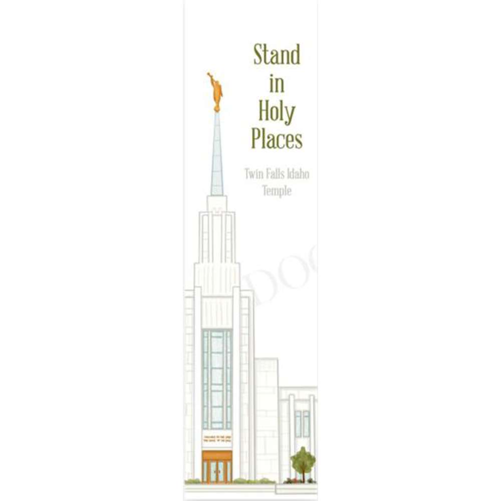 Twin Falls Temple Bookmark
