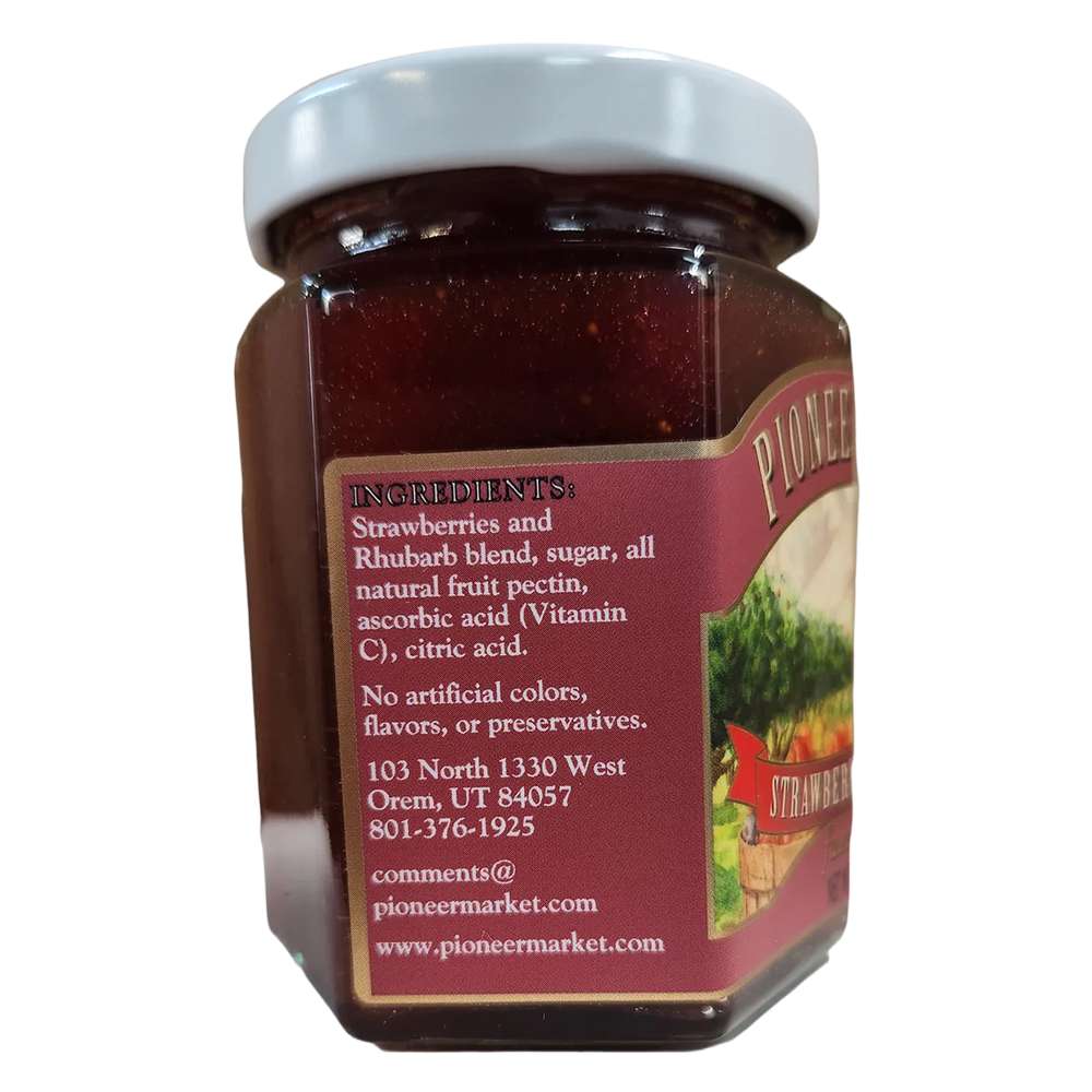 Strawberry Rhubarb Jam 8 Oz, , large image number 2