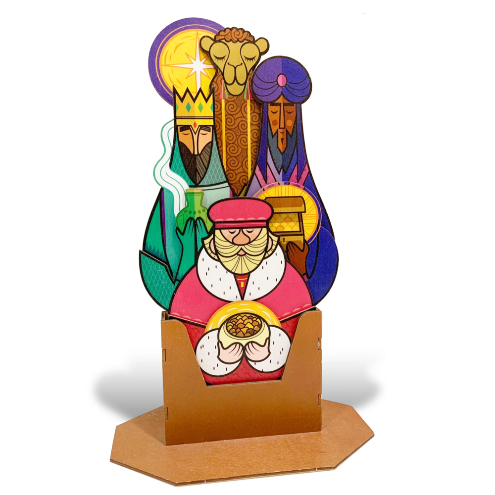 Standing Wise Men Puzzle Wood Nativity