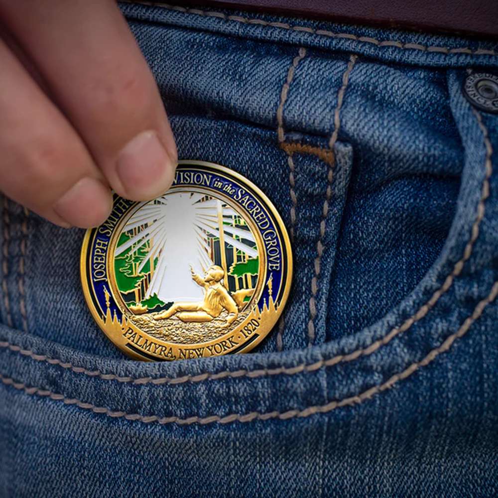 Joseph Smith First Vision Medallion Coin, , large image number 4