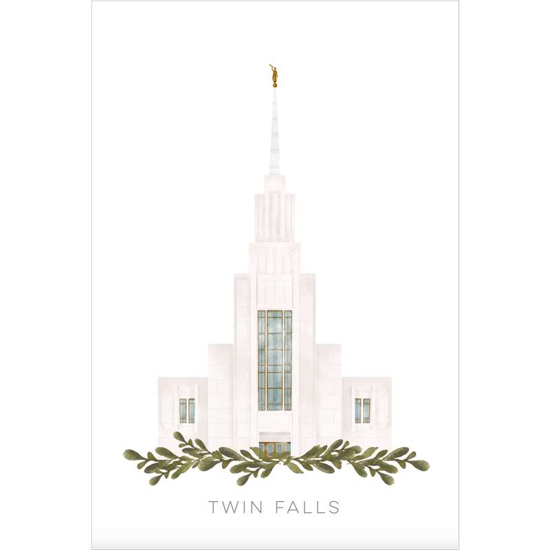Twin Falls Idaho Temple (13x16 Framed Paper Print), , large image number 2