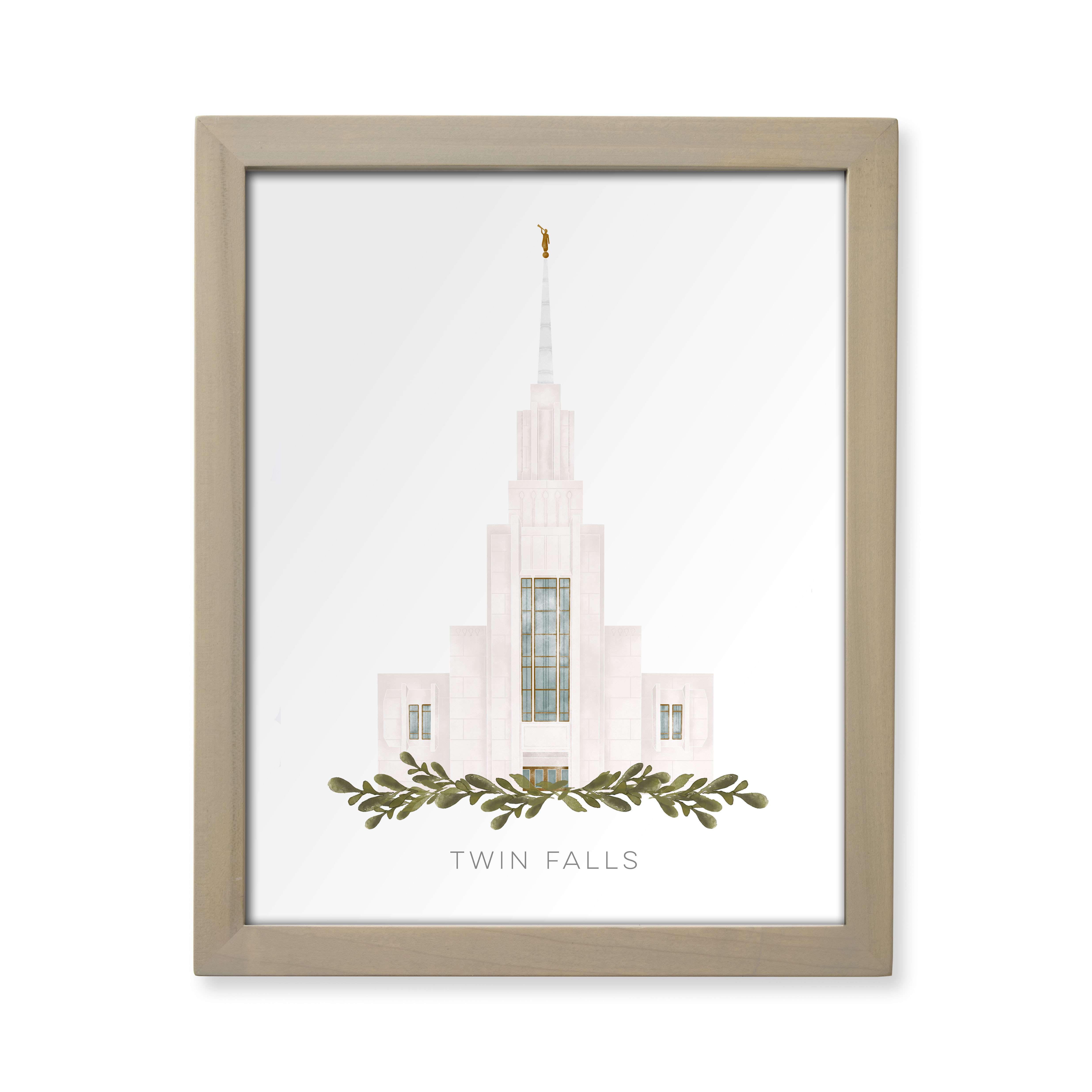 Twin Falls Idaho Temple (13x16 Framed Paper Print), , large image number 0