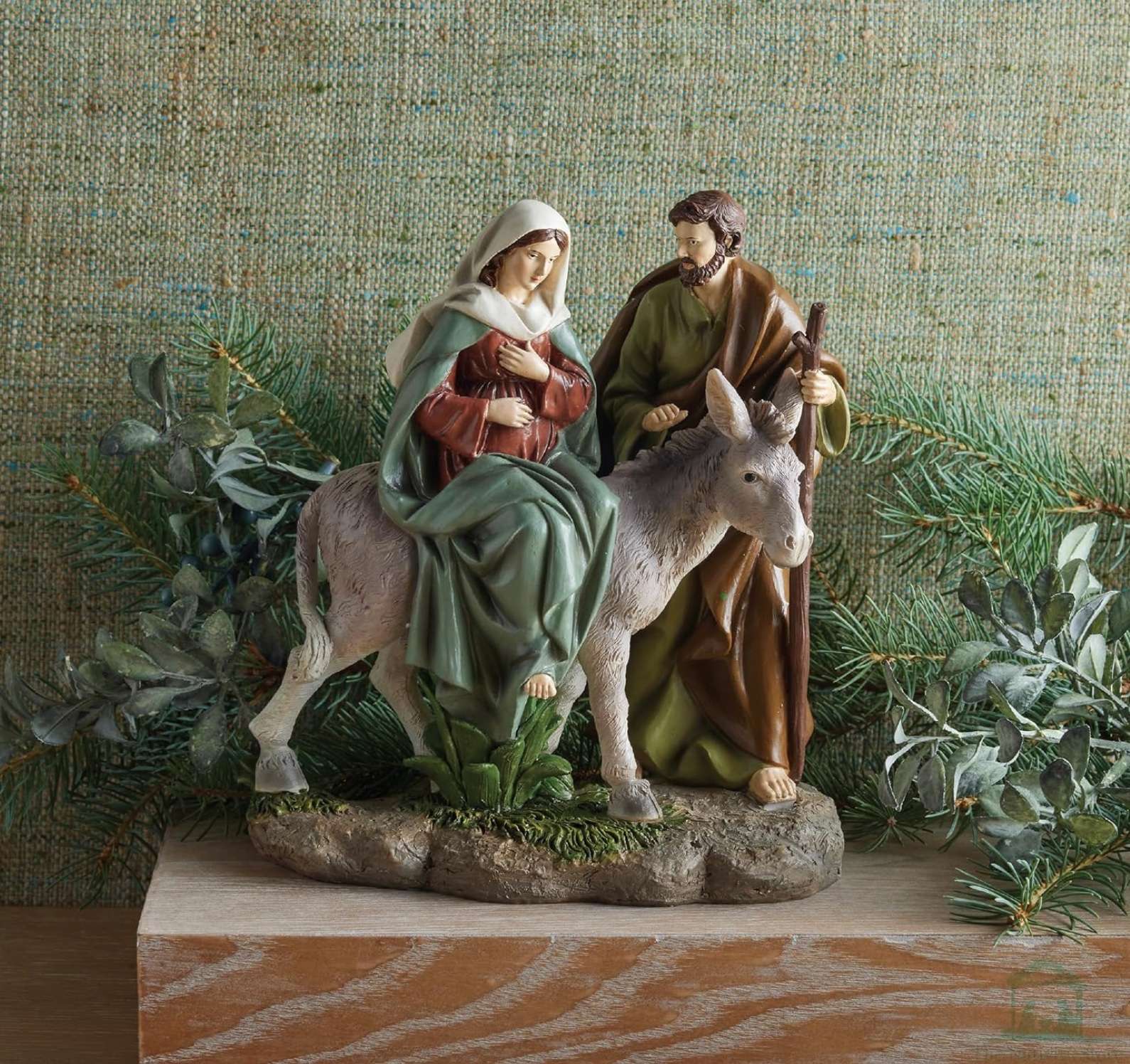 Journey to Bethlehem Holy Family Nativity Figurine, , large image number 3