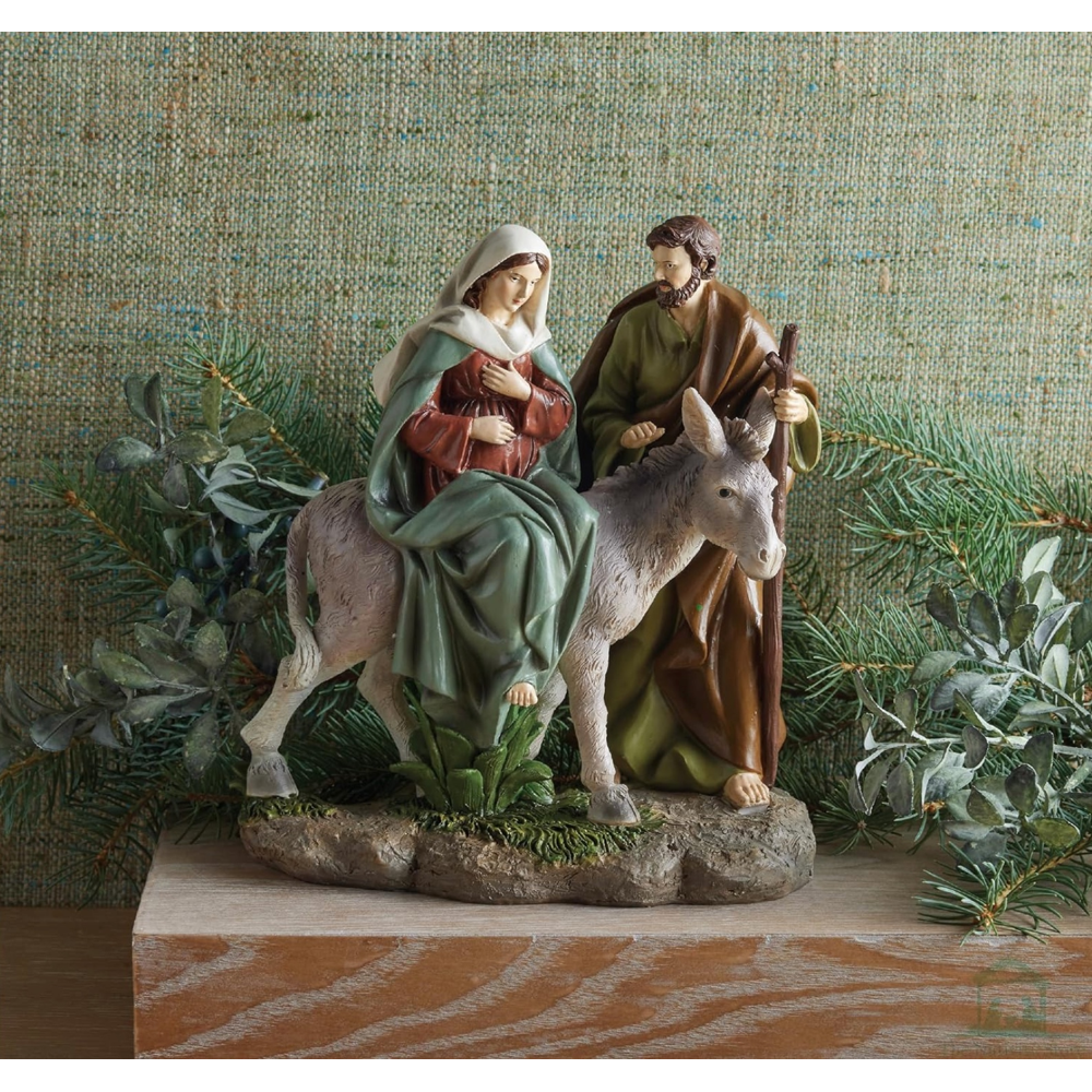 Journey to Bethlehem Holy Family Nativity Figurine, , large image number 3