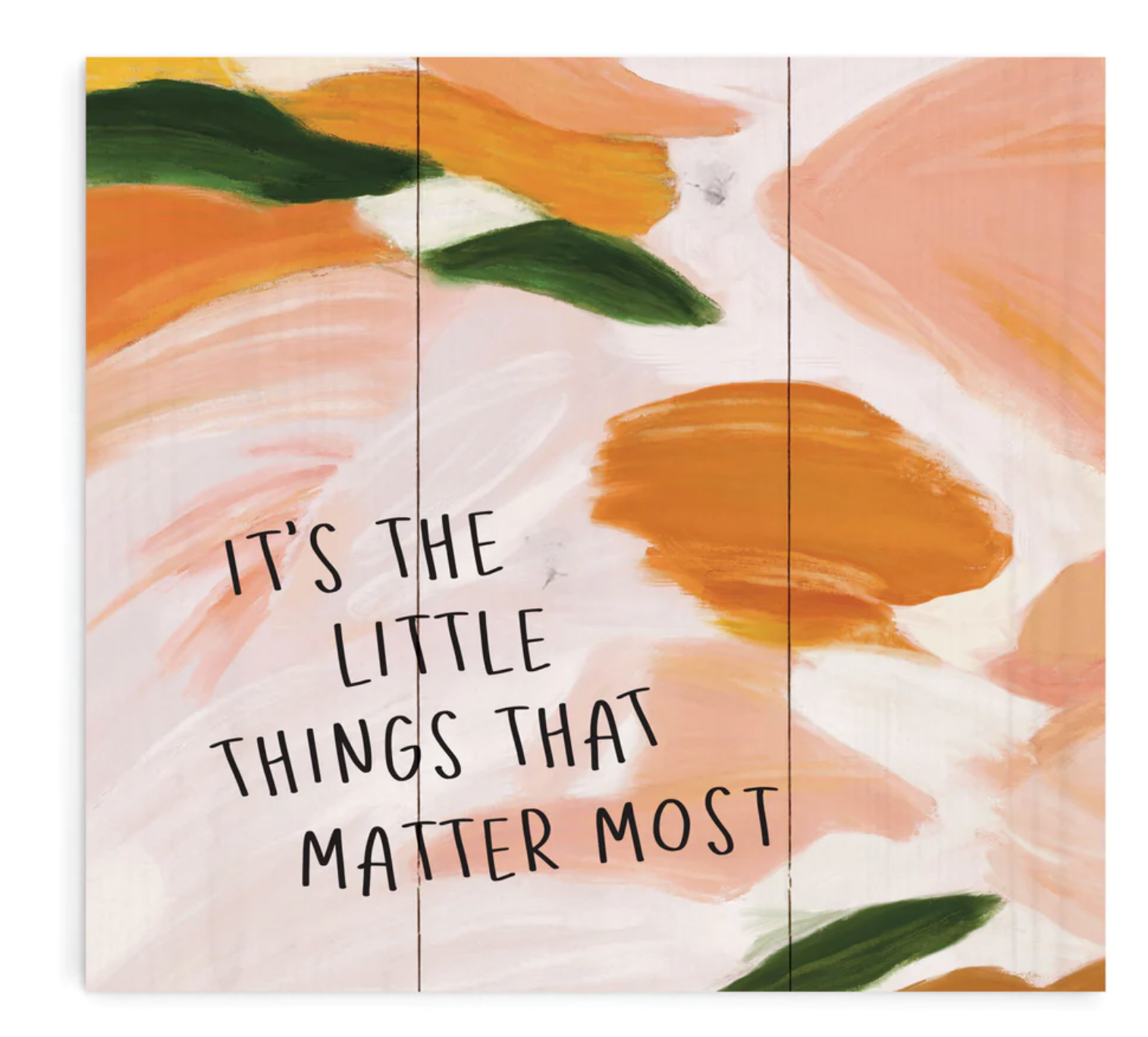 Little Things Matter Most (10X10 Plaque)